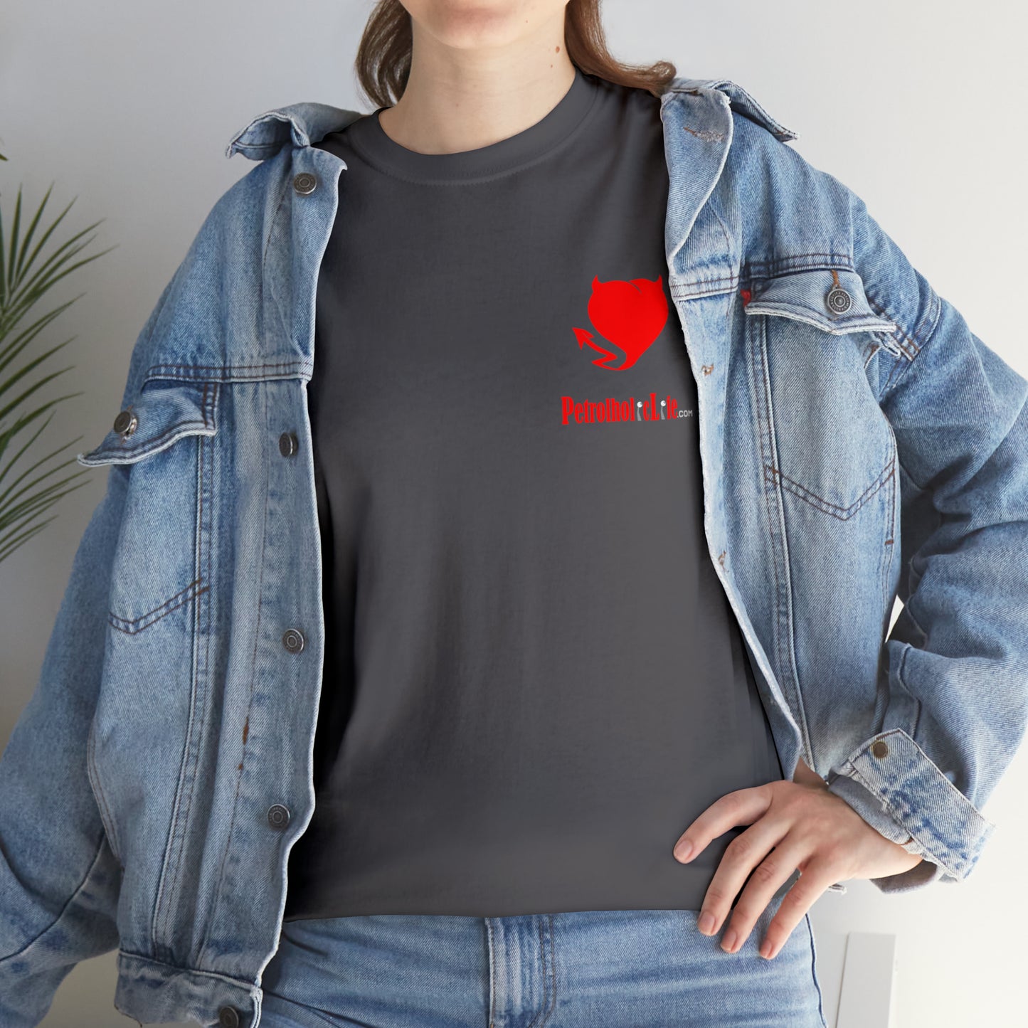 No Guts No Glory! on the back side - Unisex Heavy Cotton Tee