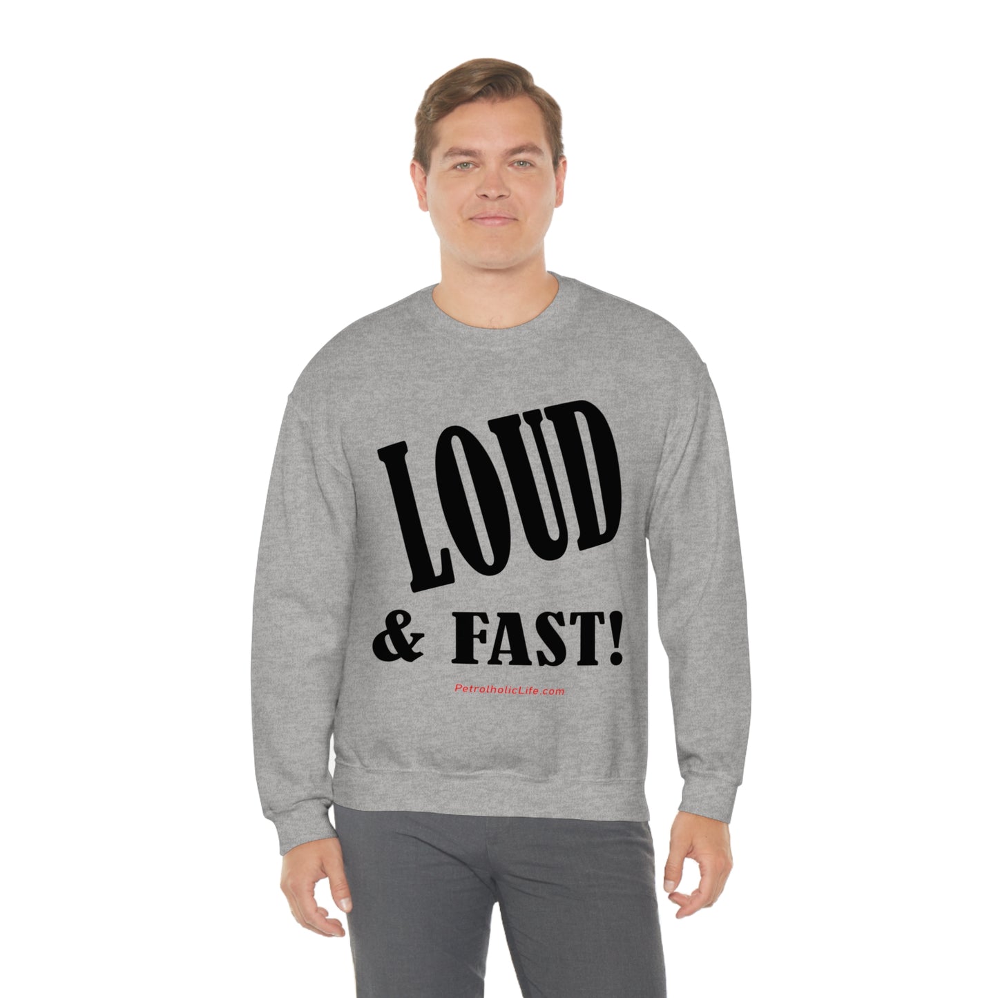 Loud & Fast Unisex Heavy Blend™ Crewneck Sweatshirt