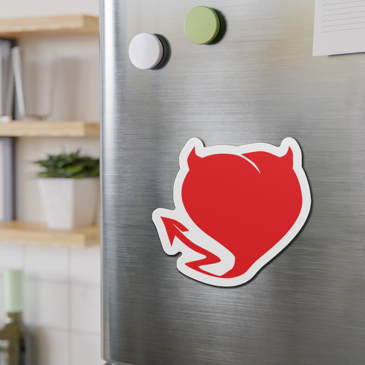 The Devilish Heart - Die-Cut Magnets