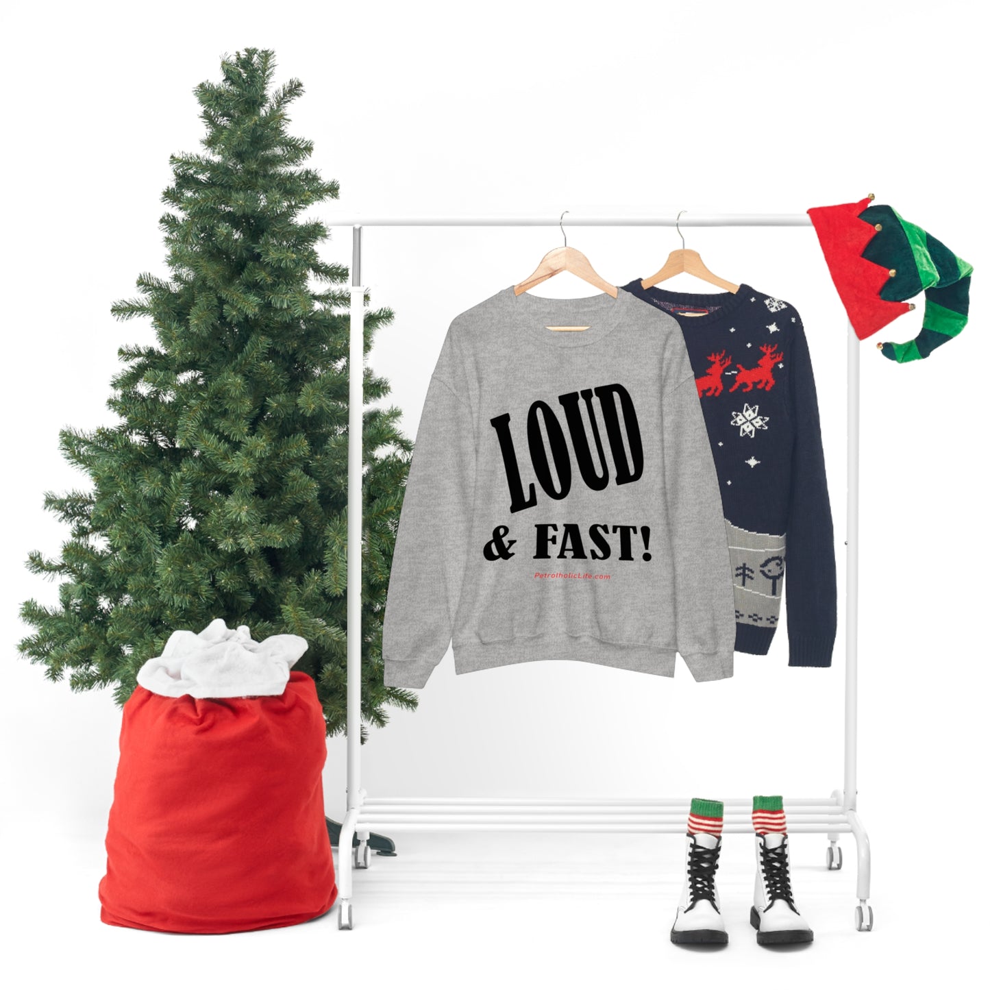 Loud & Fast Unisex Heavy Blend™ Crewneck Sweatshirt
