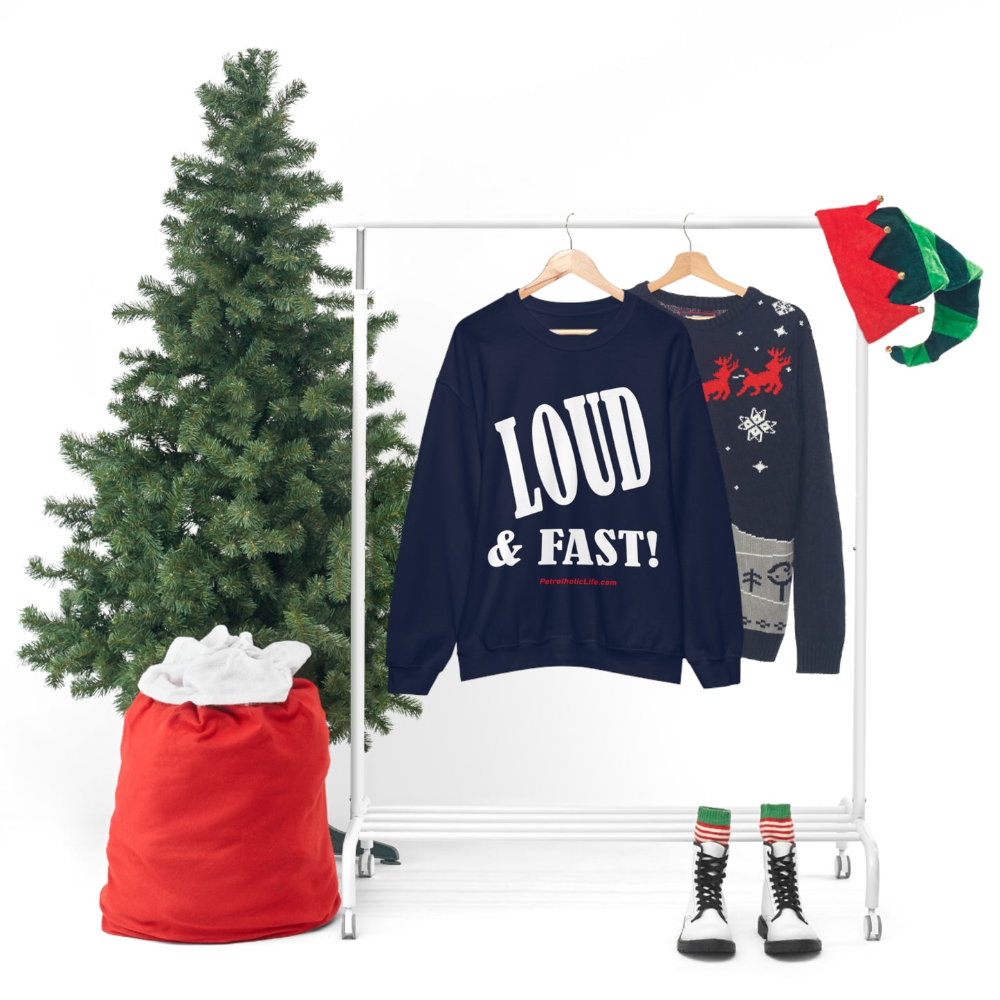Loud & Fast Unisex Heavy Blend™ Crewneck Sweatshirt