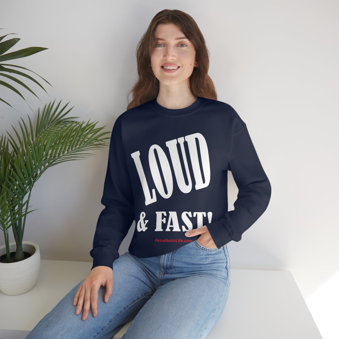 Loud & Fast Unisex Heavy Blend™ Crewneck Sweatshirt