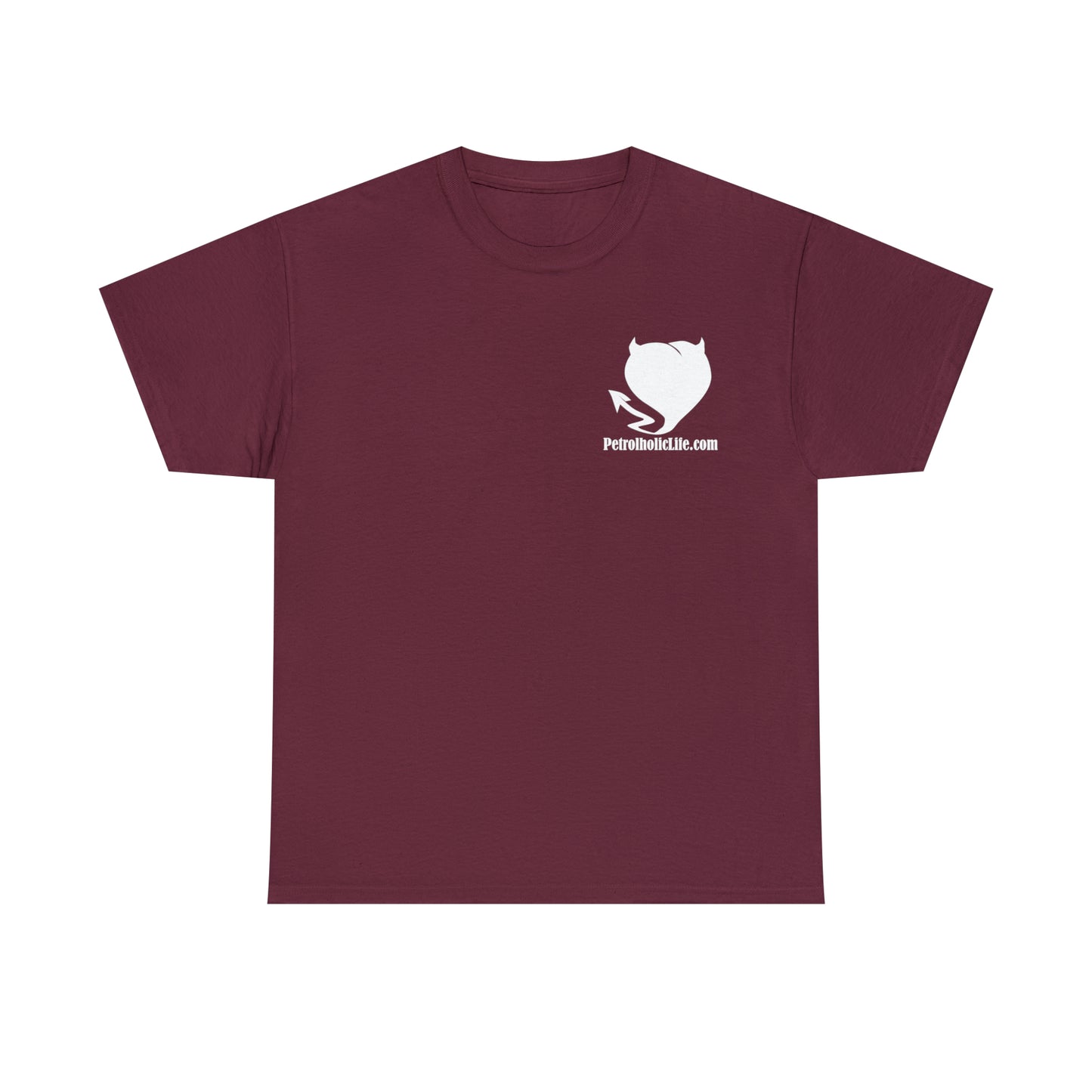 No Guts No Glory! on the back side - Unisex Heavy Cotton Tee