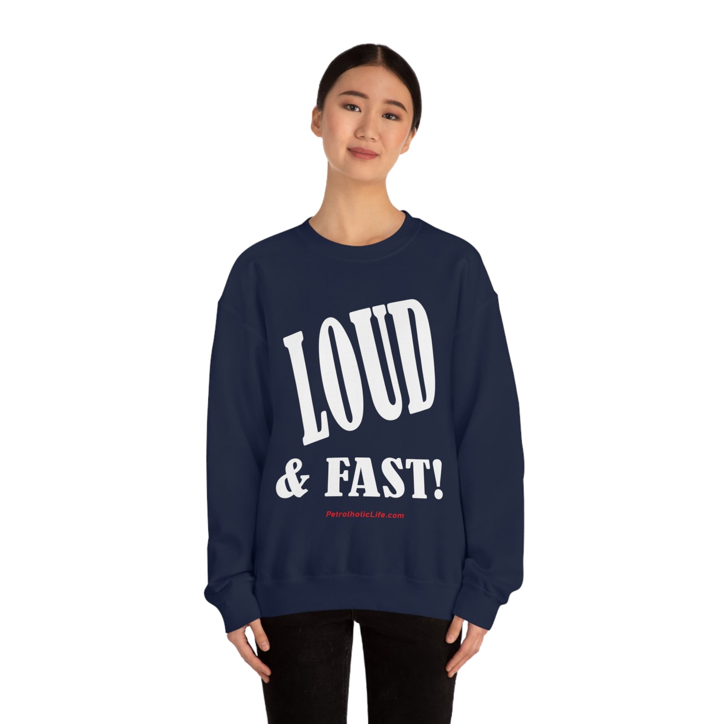 Loud & Fast Unisex Heavy Blend™ Crewneck Sweatshirt