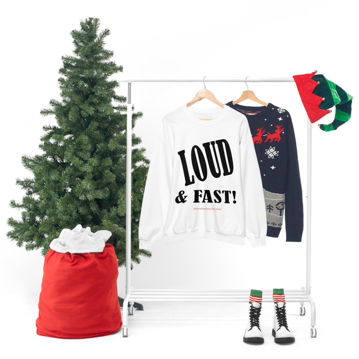 Loud & Fast Unisex Heavy Blend™ Crewneck Sweatshirt