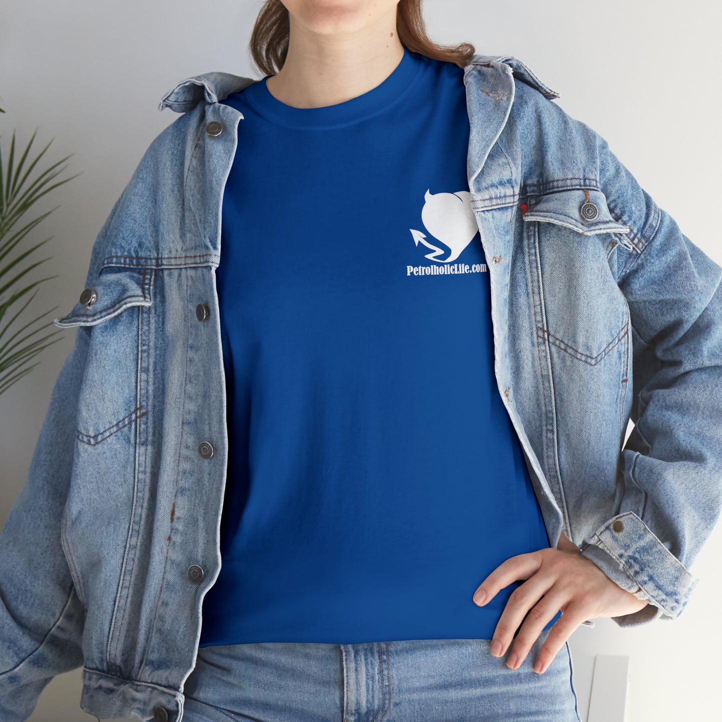 No Guts No Glory! on the back side - Unisex Heavy Cotton Tee
