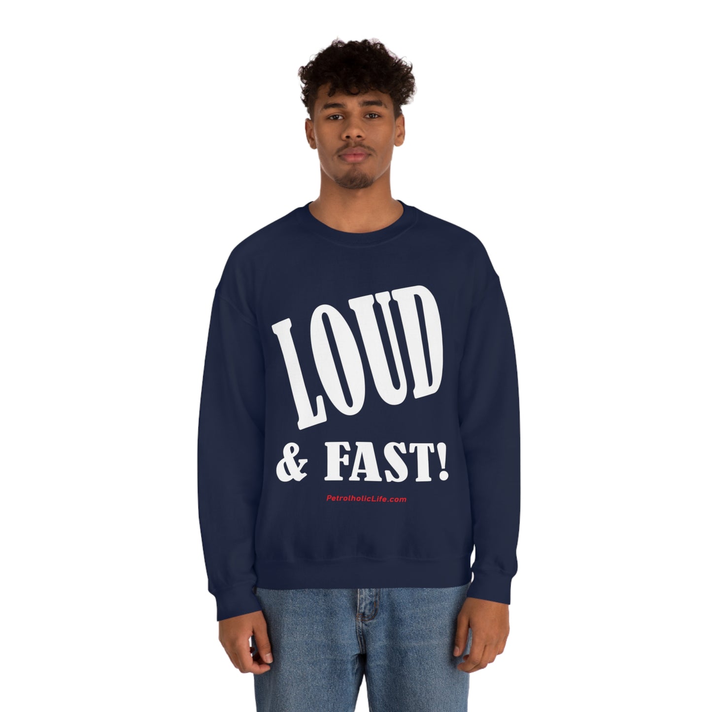Loud & Fast Unisex Heavy Blend™ Crewneck Sweatshirt