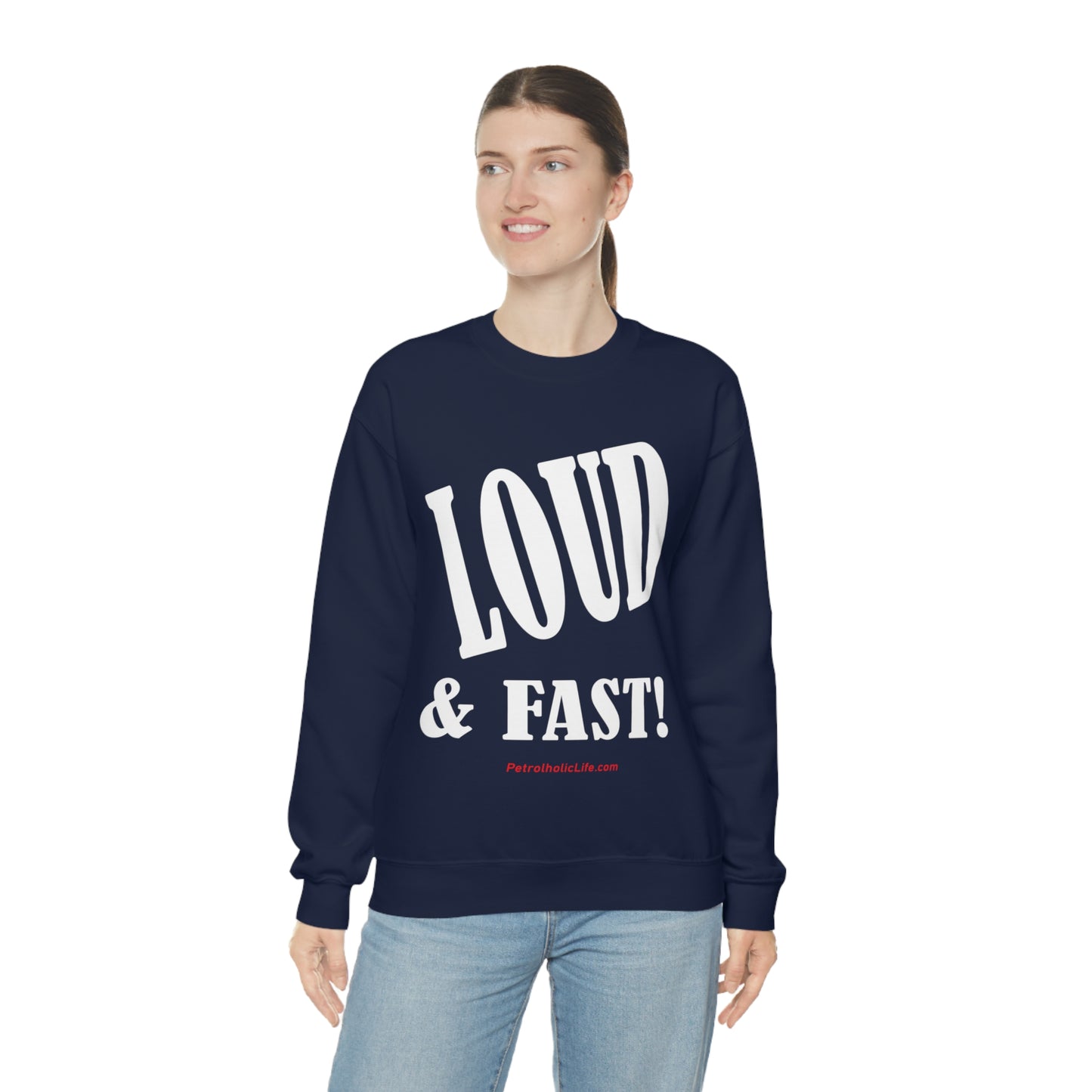 Loud & Fast Unisex Heavy Blend™ Crewneck Sweatshirt