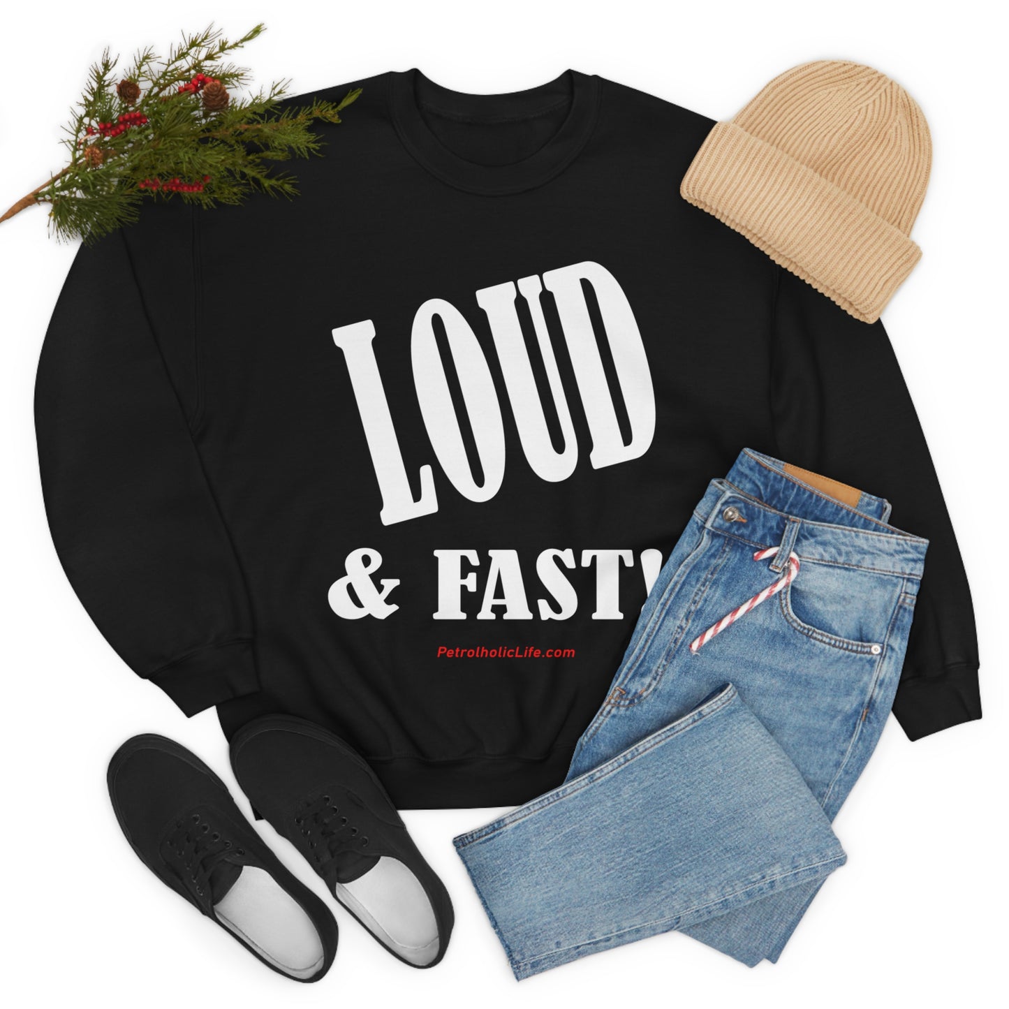 Loud & Fast Unisex Heavy Blend™ Crewneck Sweatshirt
