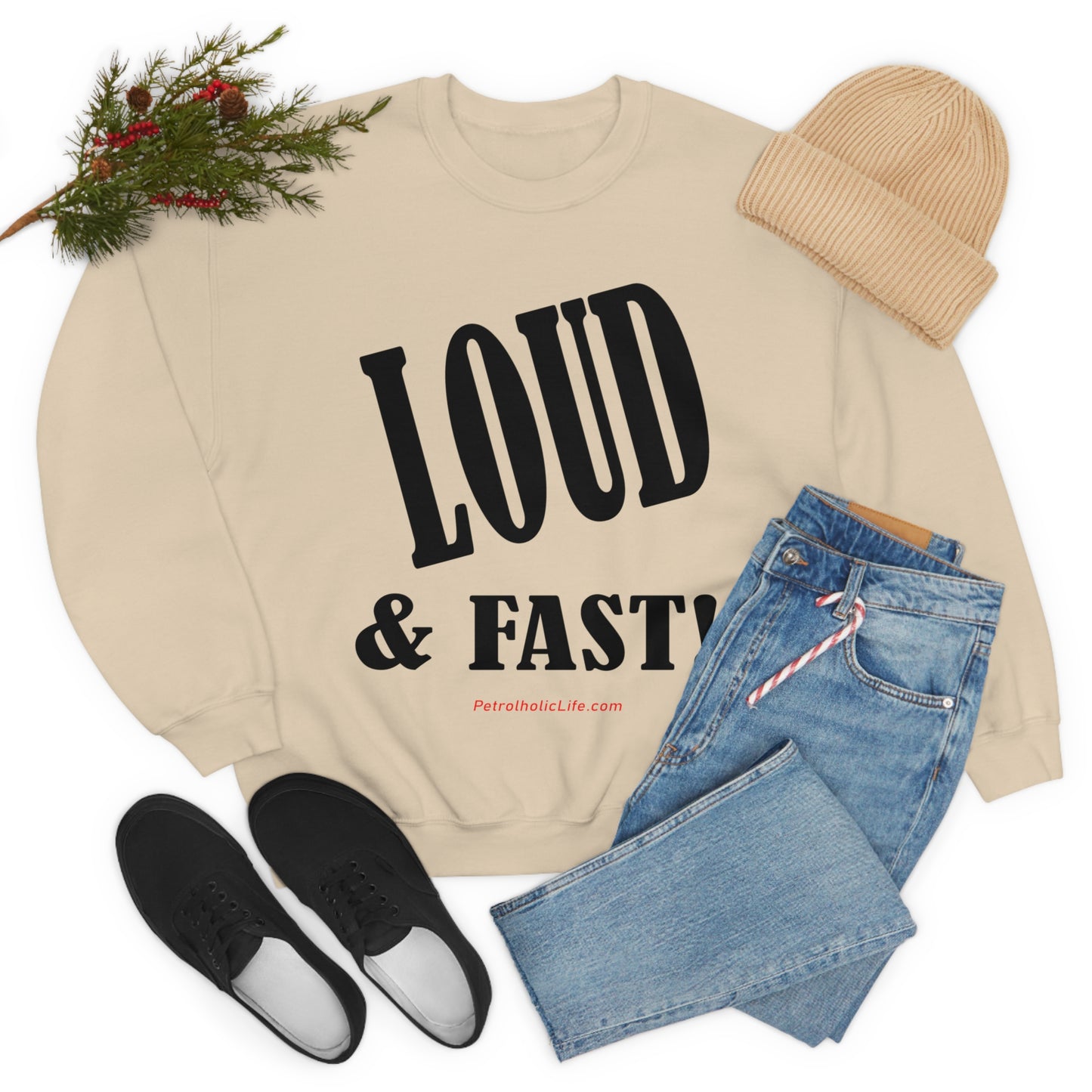 Loud & Fast Unisex Heavy Blend™ Crewneck Sweatshirt