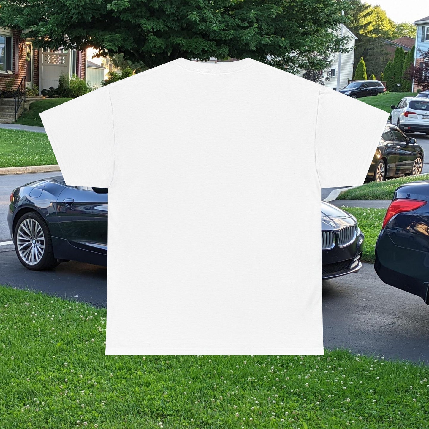 Racing Heart - Front - Unisex Heavy Cotton Tee