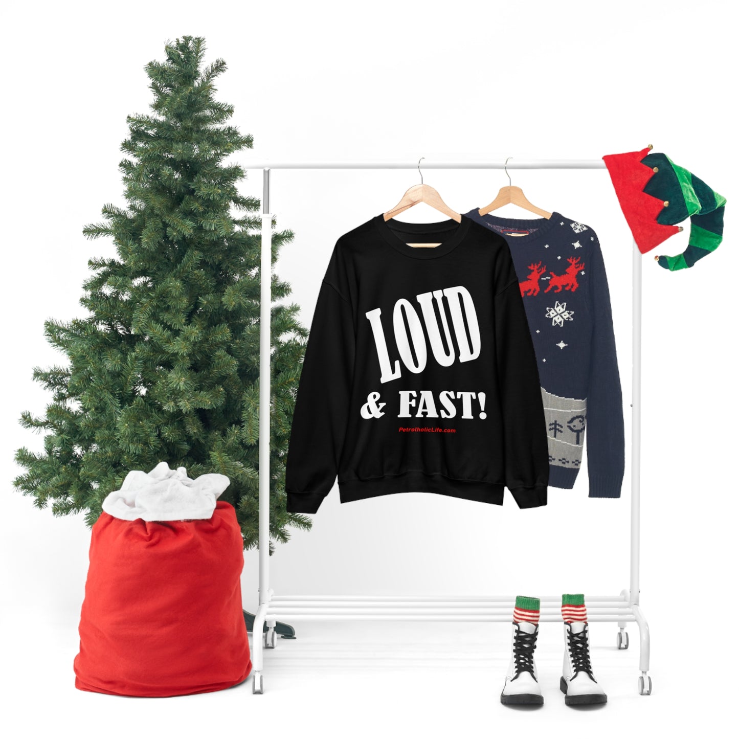 Loud & Fast Unisex Heavy Blend™ Crewneck Sweatshirt
