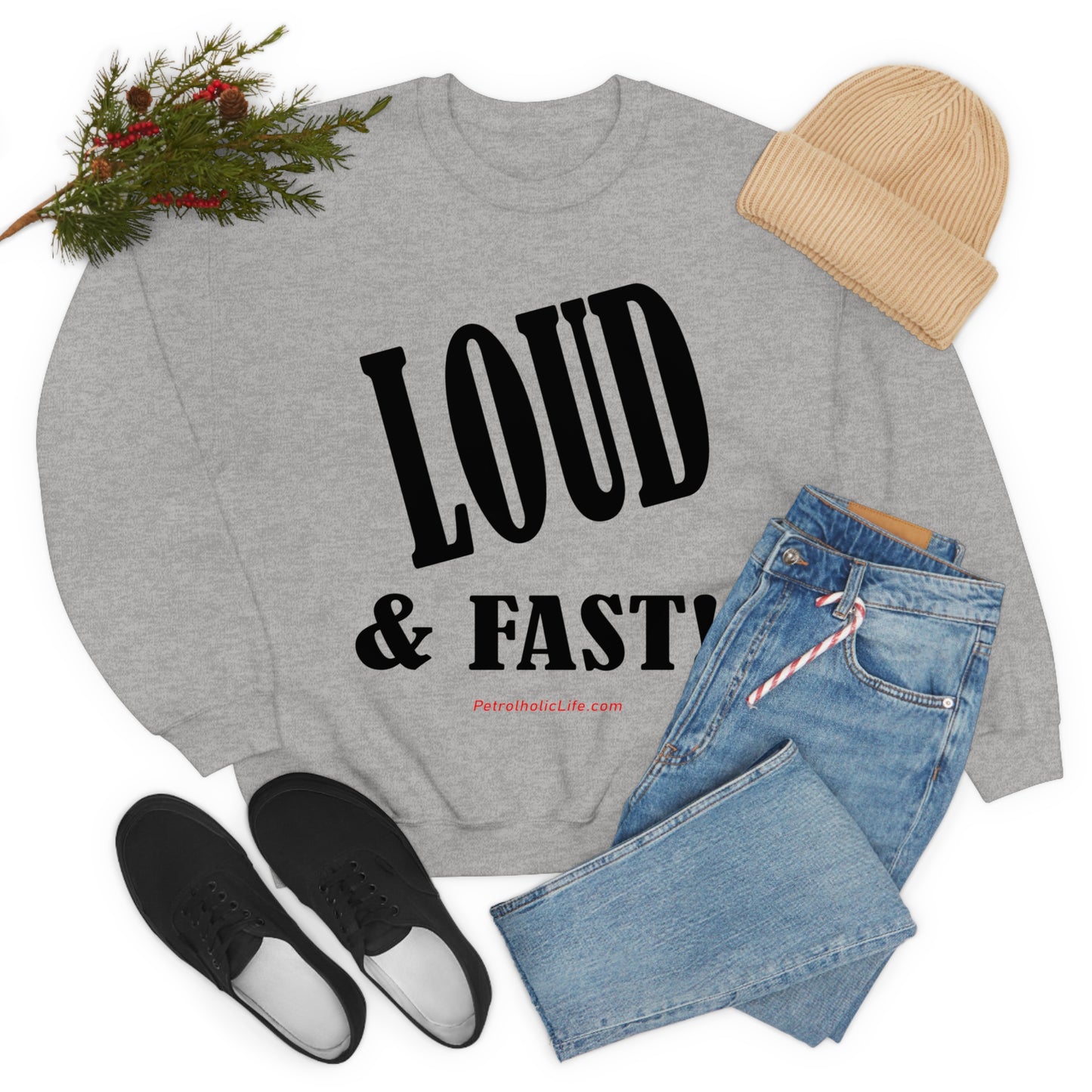 Loud & Fast Unisex Heavy Blend™ Crewneck Sweatshirt