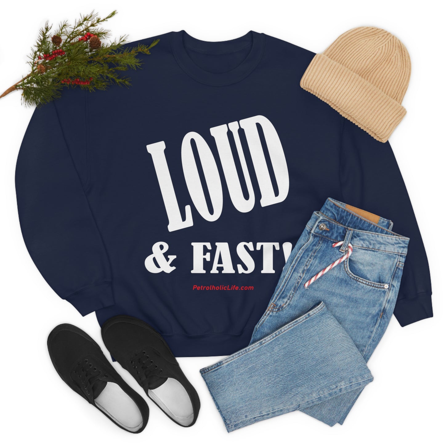 Loud & Fast Unisex Heavy Blend™ Crewneck Sweatshirt