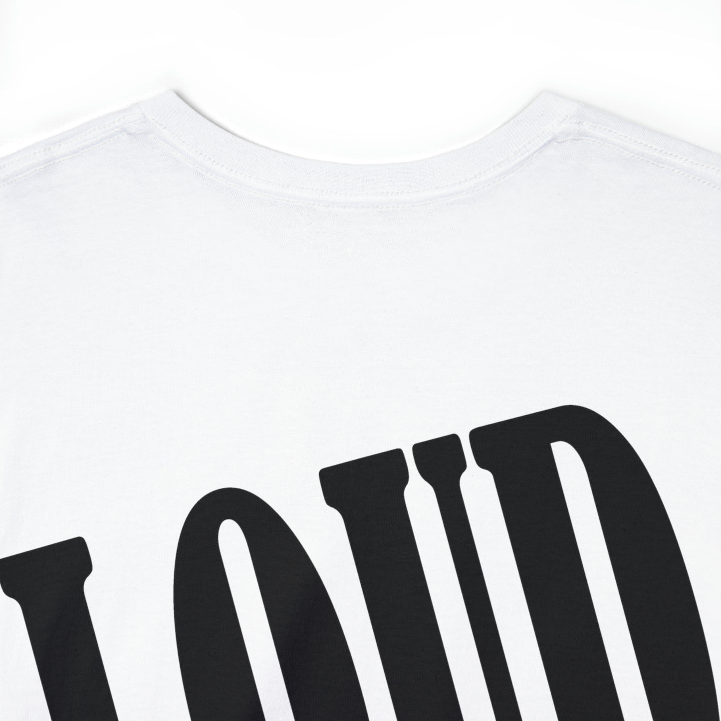 Loud & Fast on back side - Unisex Heavy Cotton Tee