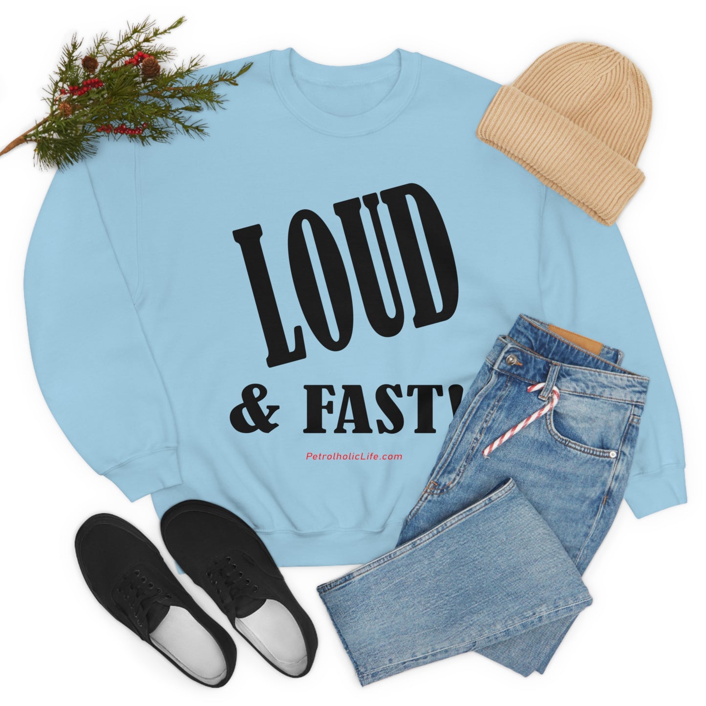 Loud & Fast Unisex Heavy Blend™ Crewneck Sweatshirt