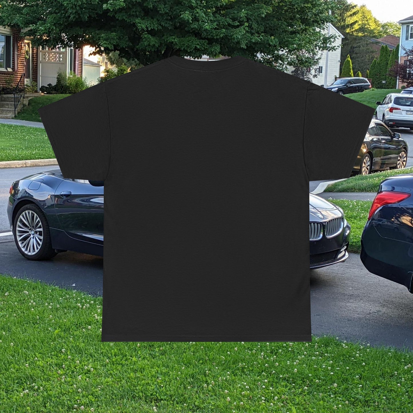 Make Mine Vintage '56 Chev and Pioneer Receiver - Unisex Heavy Cotton Tee