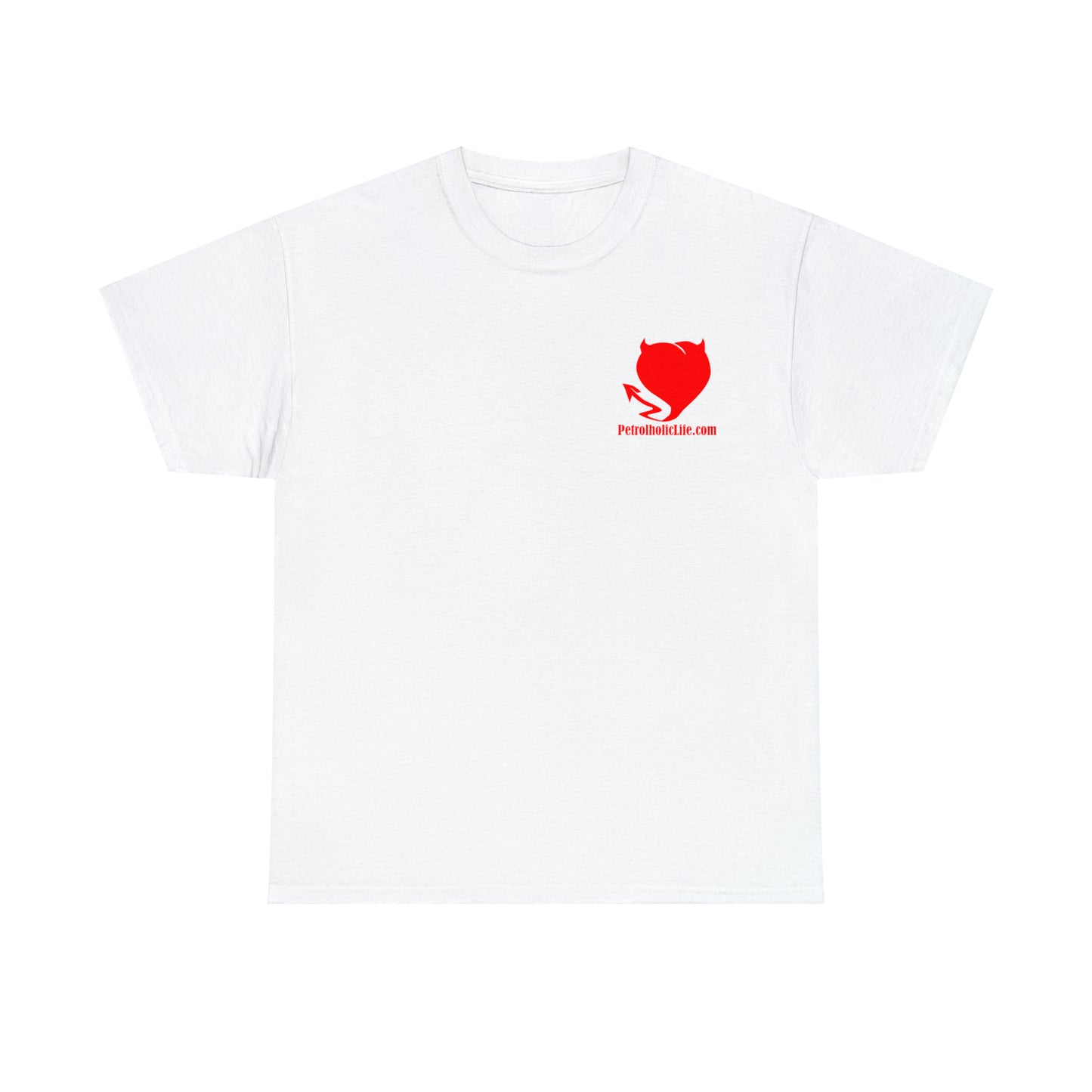 No Guts No Glory! on the back side - Unisex Heavy Cotton Tee
