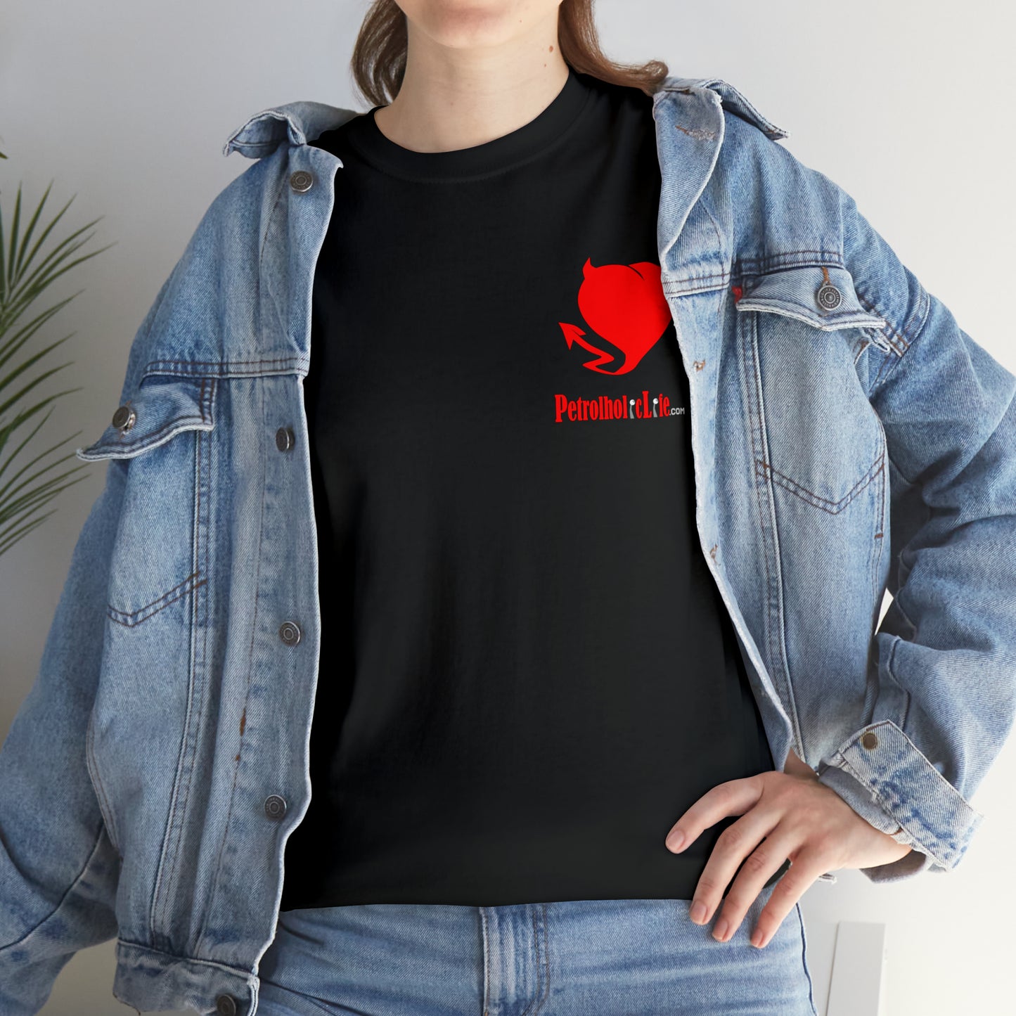 No Guts No Glory! on the back side - Unisex Heavy Cotton Tee