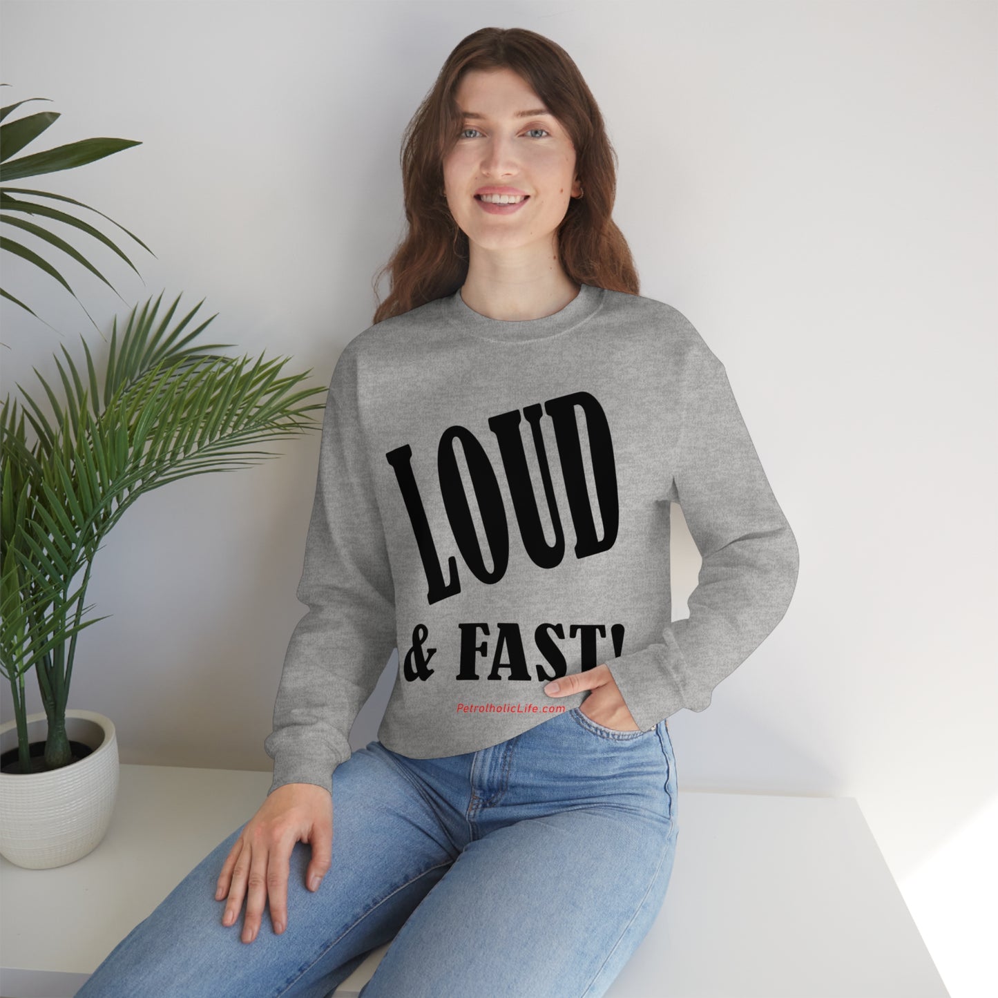 Loud & Fast Unisex Heavy Blend™ Crewneck Sweatshirt
