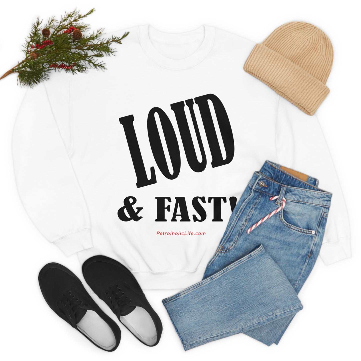 Loud & Fast Unisex Heavy Blend™ Crewneck Sweatshirt