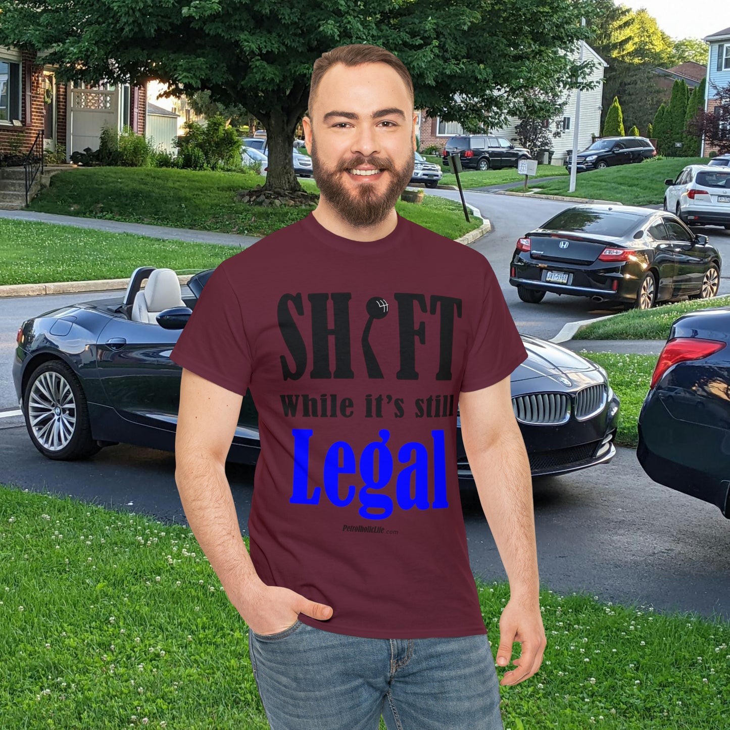 Shift While Still Legal - Unisex Heavy Cotton Tee
