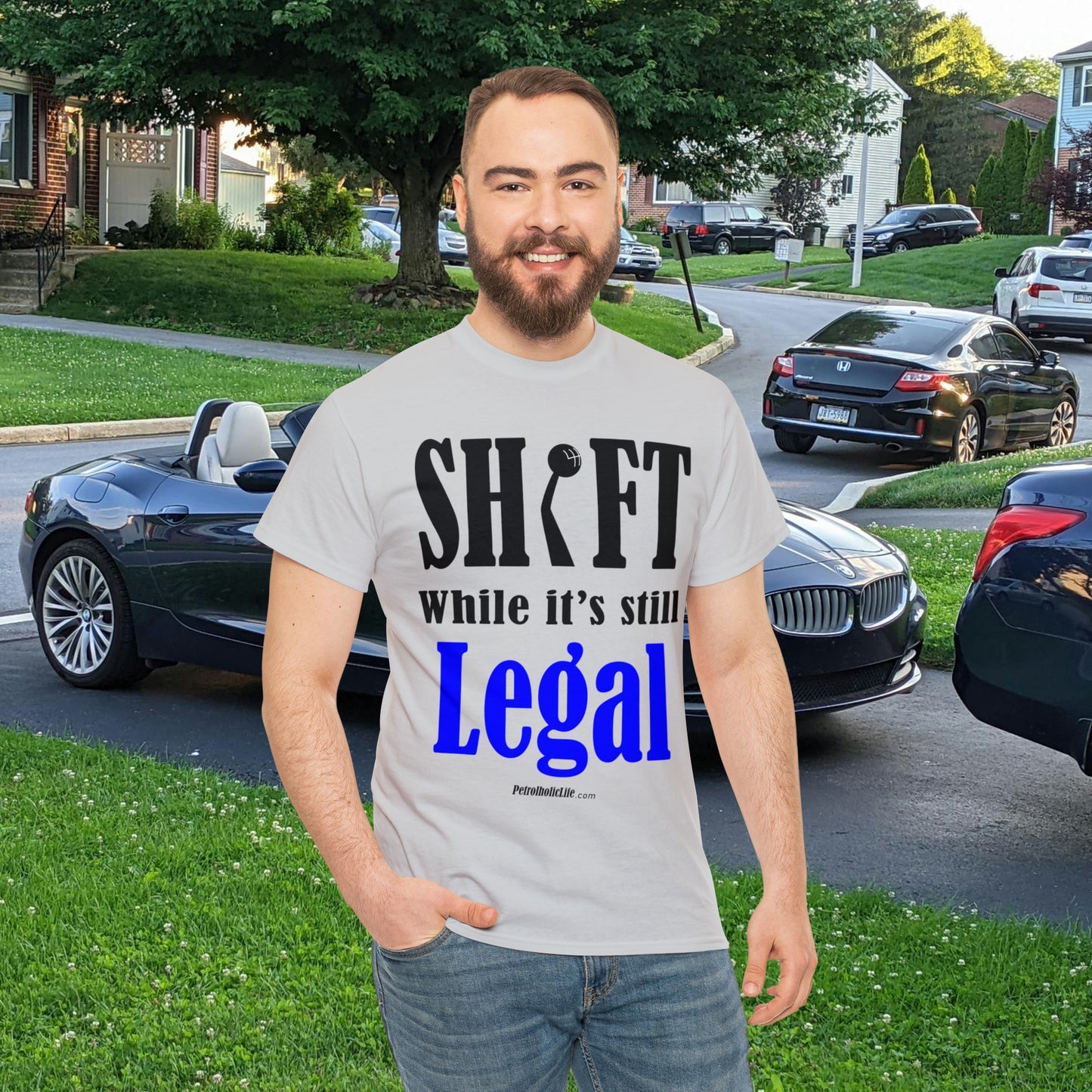 Shift While Still Legal - Unisex Heavy Cotton Tee