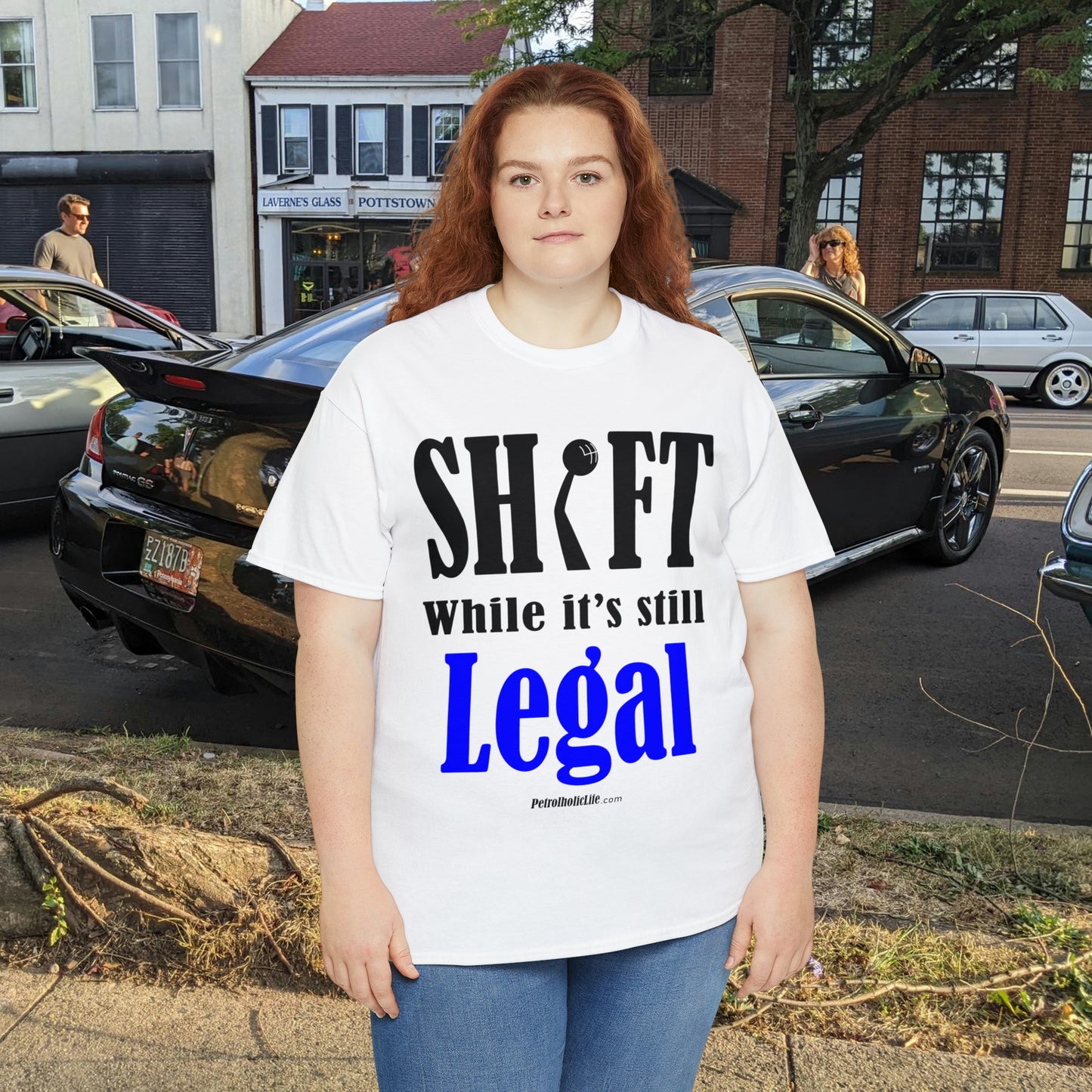 Shift While Still Legal - Unisex Heavy Cotton Tee
