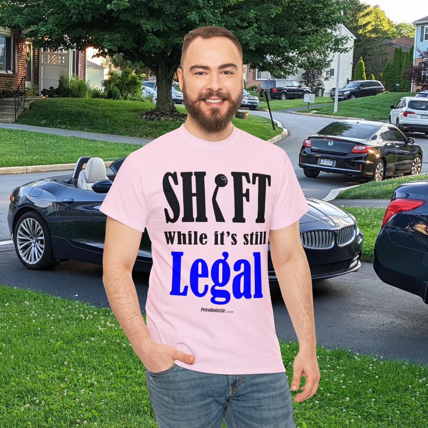 Shift While Still Legal - Unisex Heavy Cotton Tee