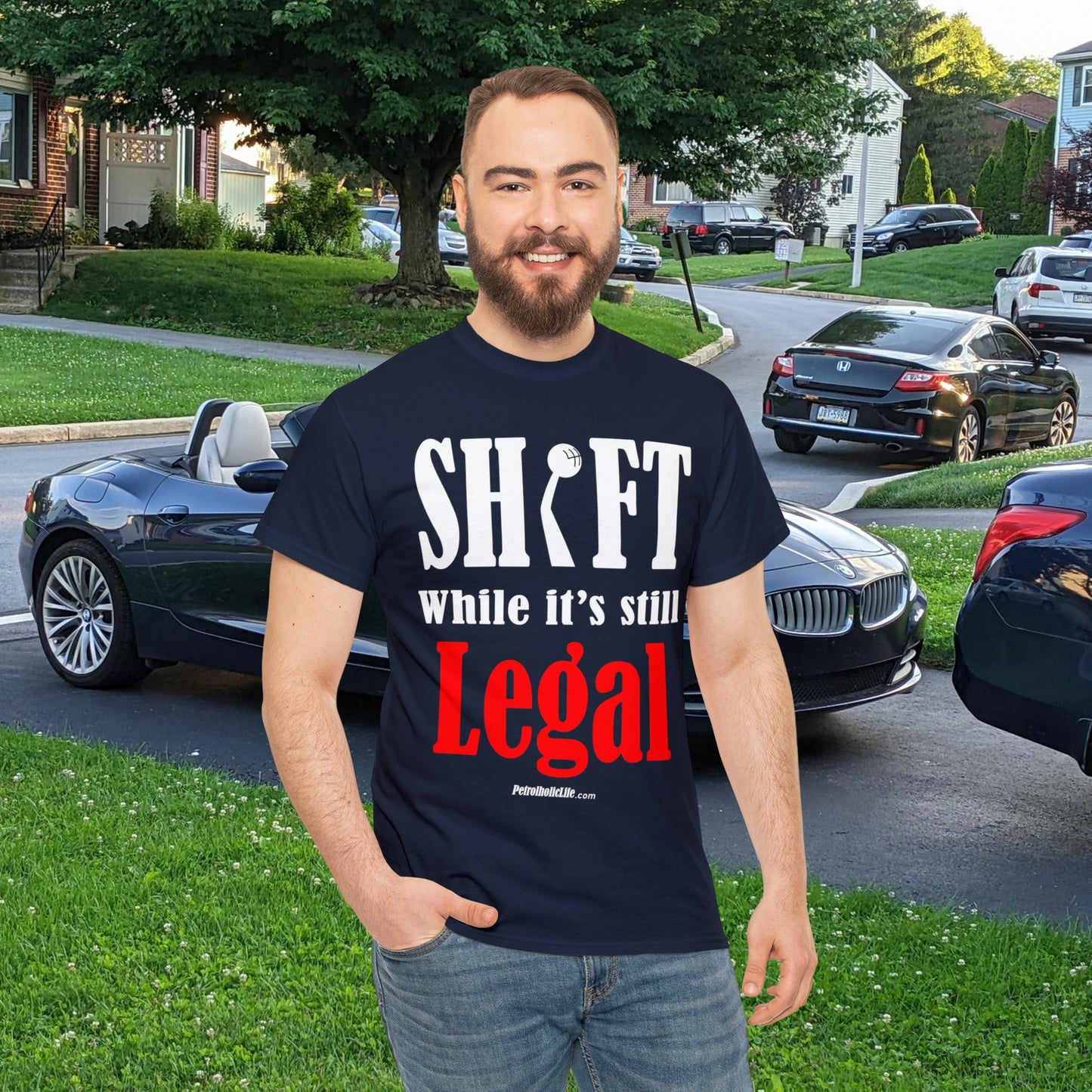 Shift While Still Legal - Unisex Heavy Cotton Tee