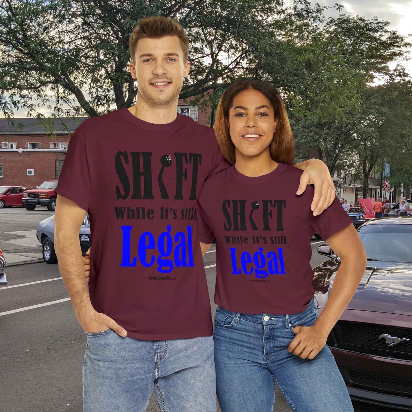 Shift While Still Legal - Unisex Heavy Cotton Tee