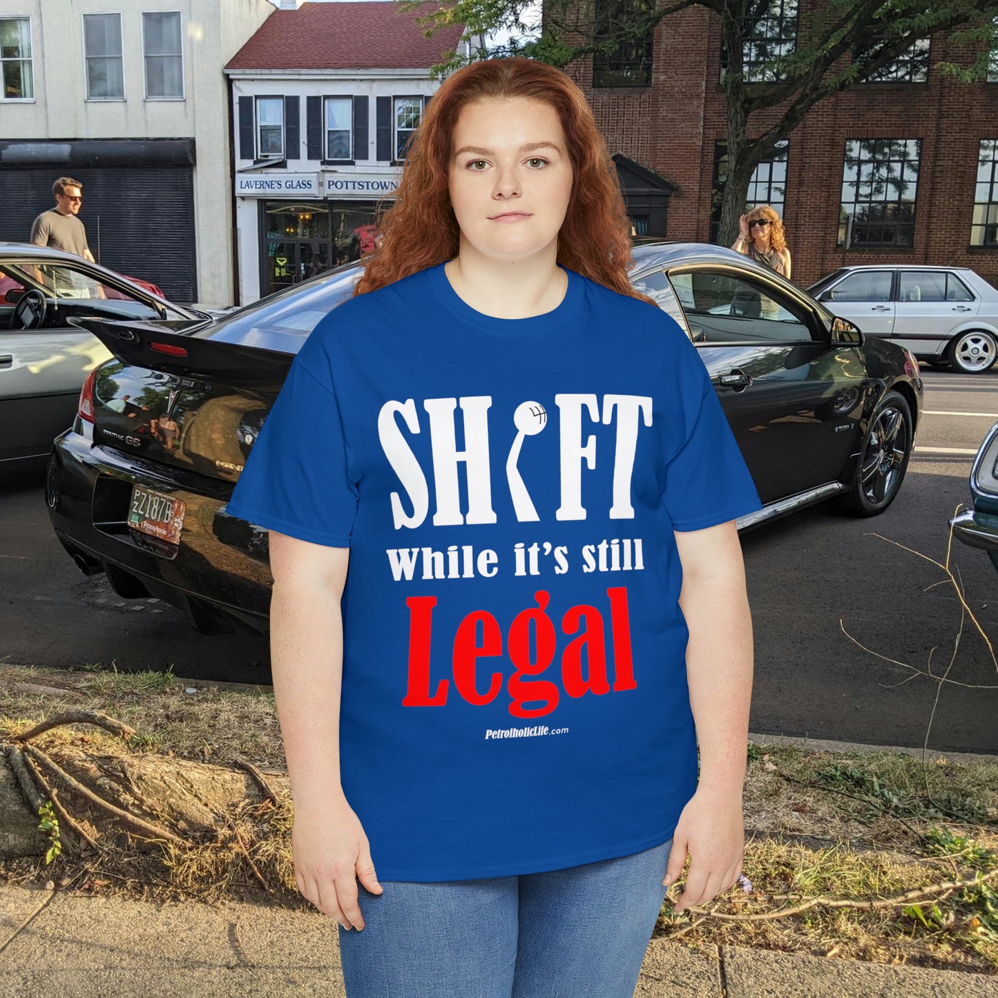 Shift While Still Legal - Unisex Heavy Cotton Tee