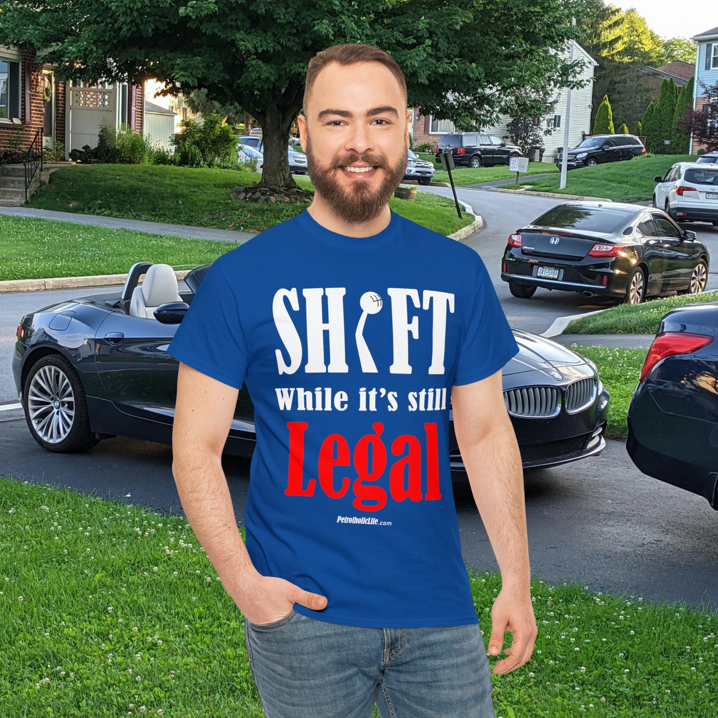 Shift While Still Legal - Unisex Heavy Cotton Tee