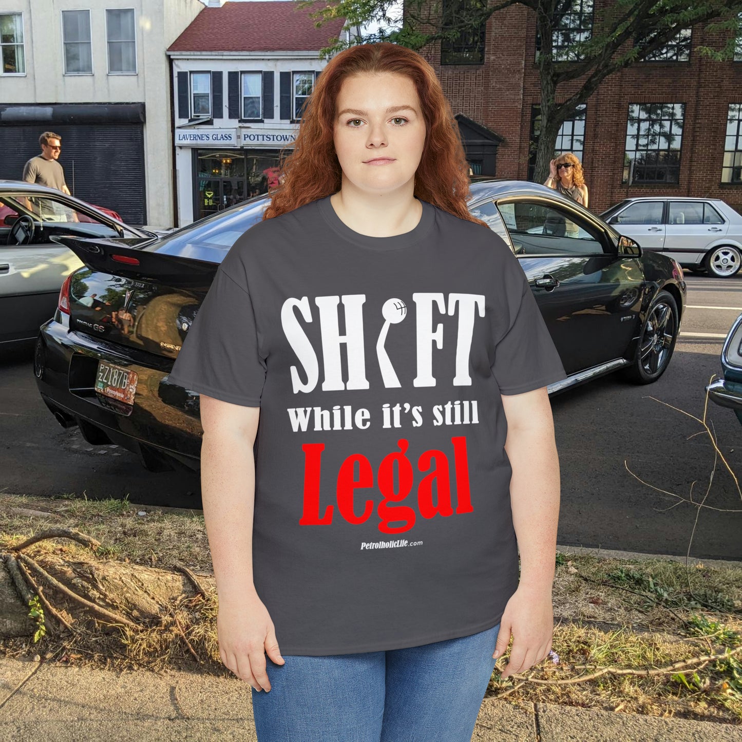 Shift While Still Legal - Unisex Heavy Cotton Tee
