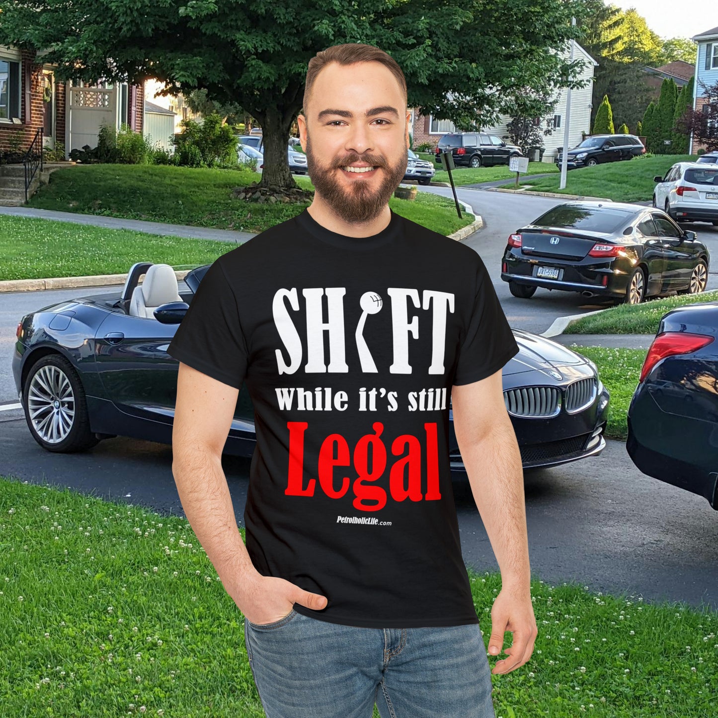Shift While Still Legal - Unisex Heavy Cotton Tee