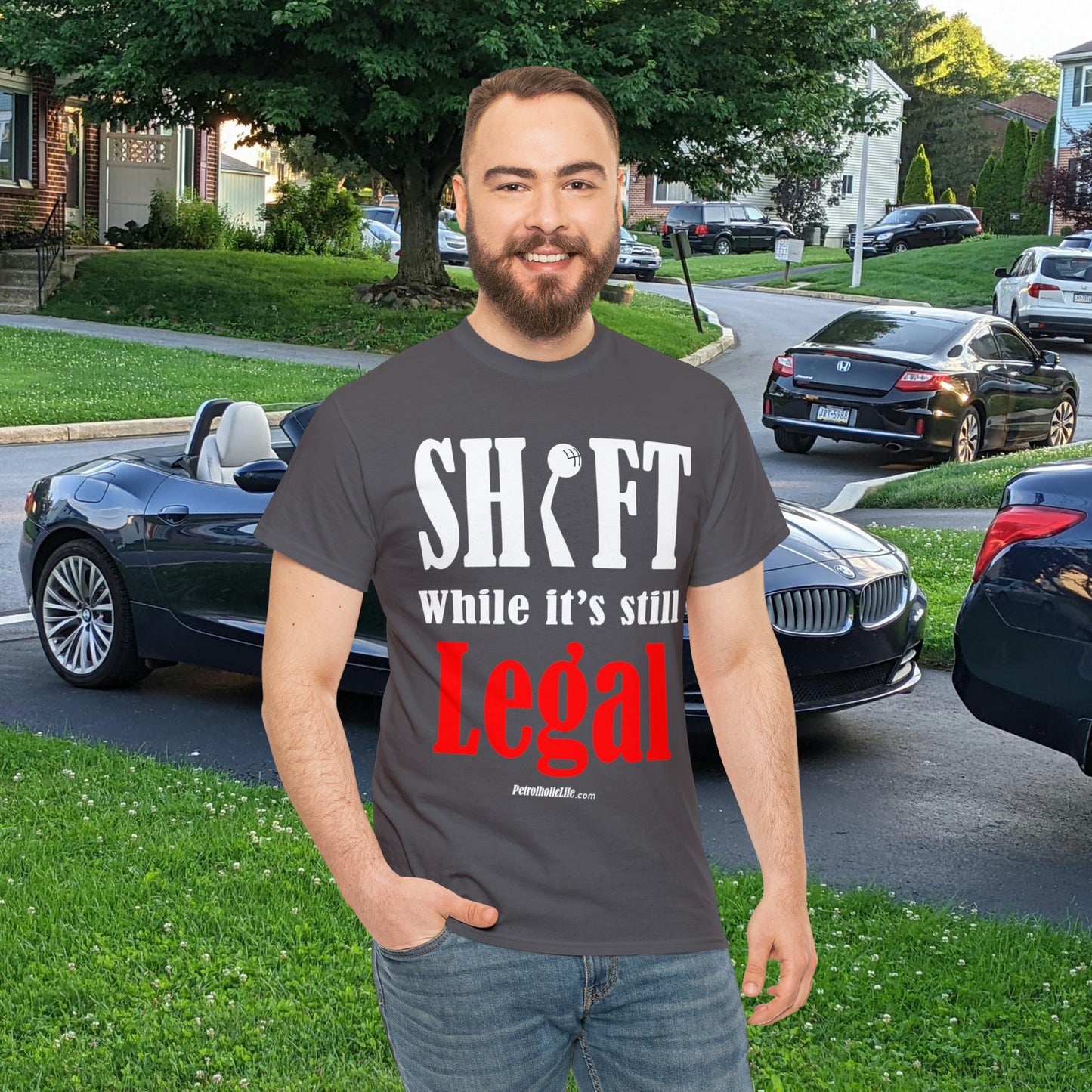 Shift While Still Legal - Unisex Heavy Cotton Tee