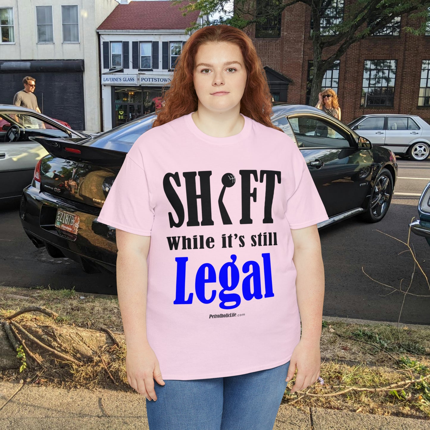 Shift While Still Legal - Unisex Heavy Cotton Tee