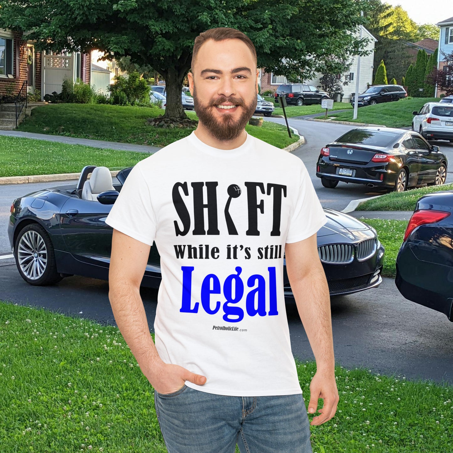Shift While Still Legal - Unisex Heavy Cotton Tee