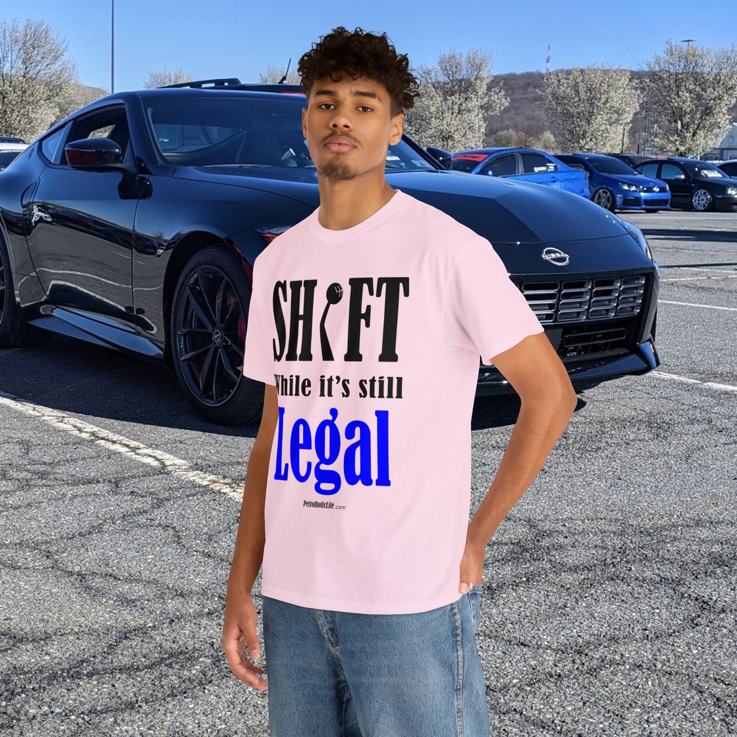 Shift While Still Legal - Unisex Heavy Cotton Tee