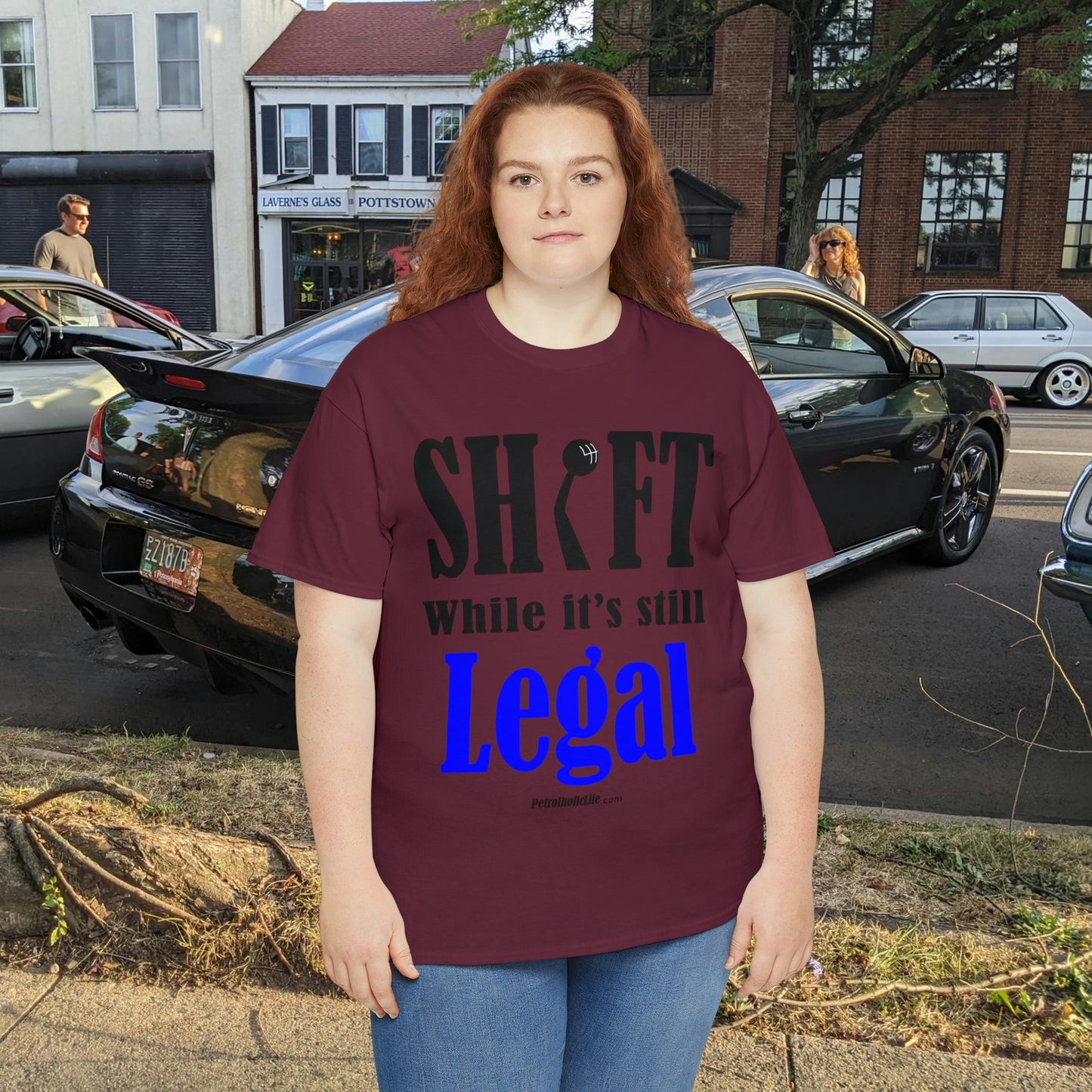 Shift While Still Legal - Unisex Heavy Cotton Tee