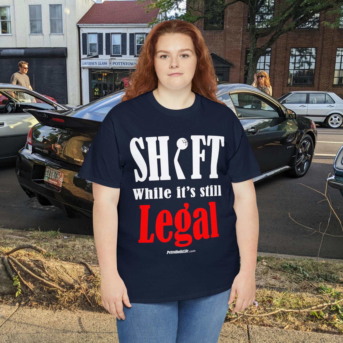 Shift While Still Legal - Unisex Heavy Cotton Tee
