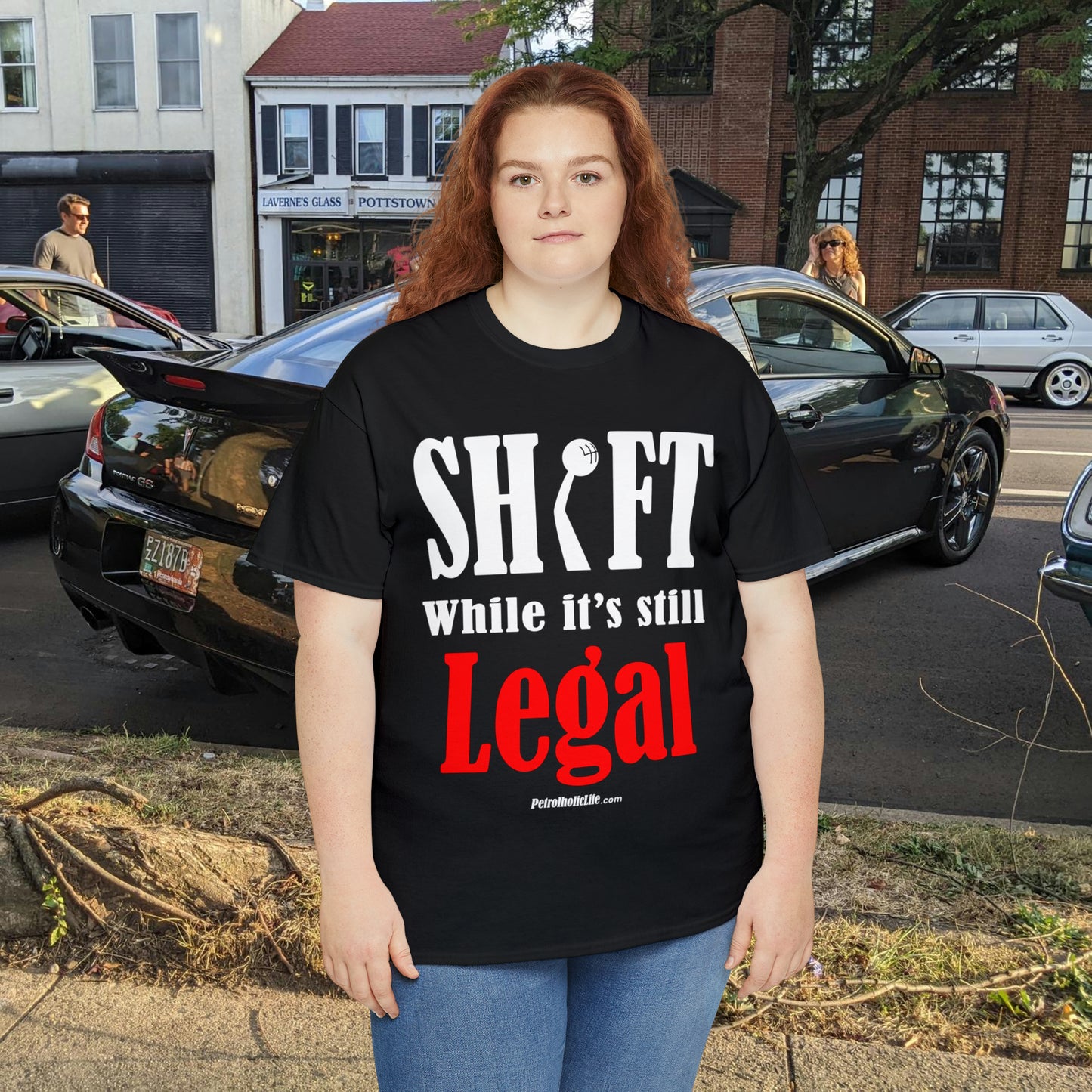 Shift While Still Legal - Unisex Heavy Cotton Tee