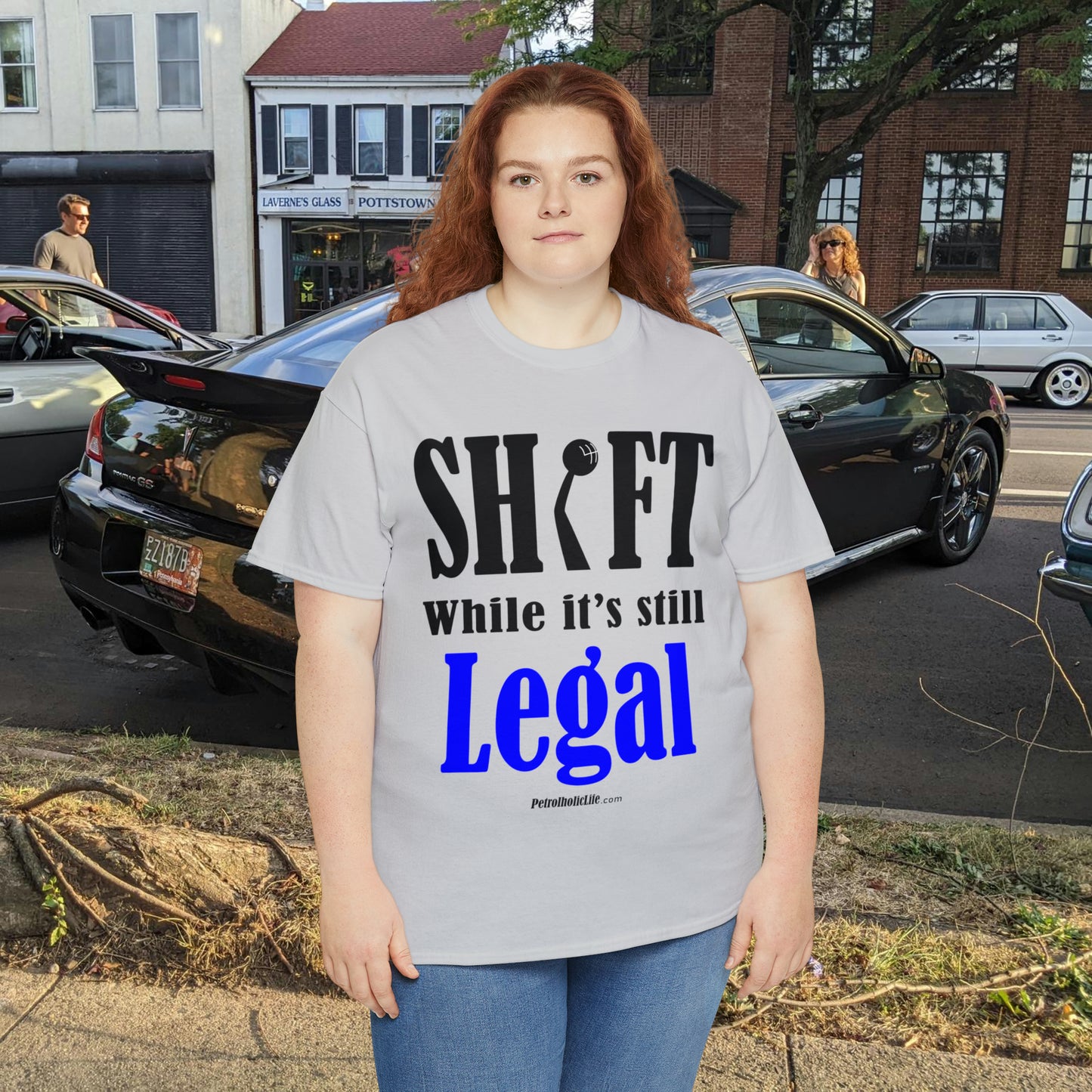 Shift While Still Legal - Unisex Heavy Cotton Tee