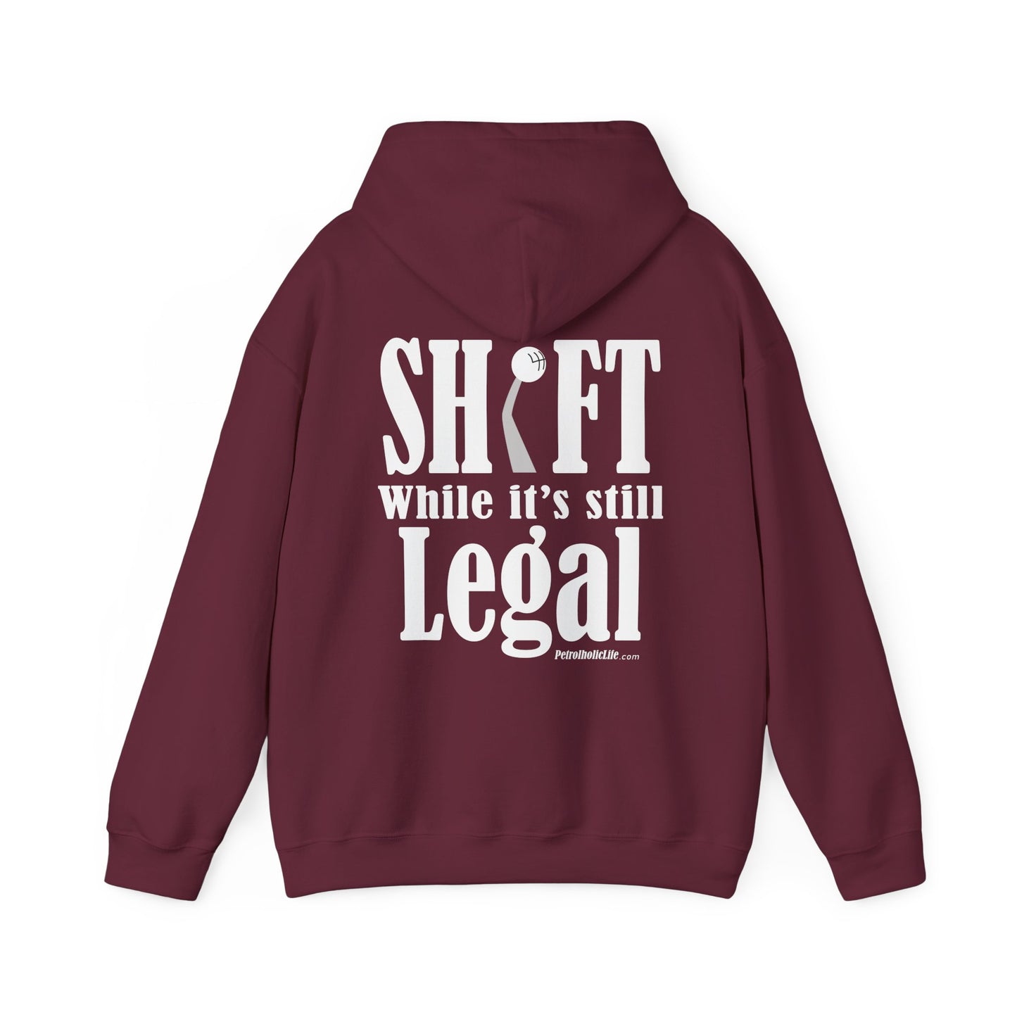 Shift While Legal (Back Side) Unisex Heavy Blend™ Hooded Sweatshirt
