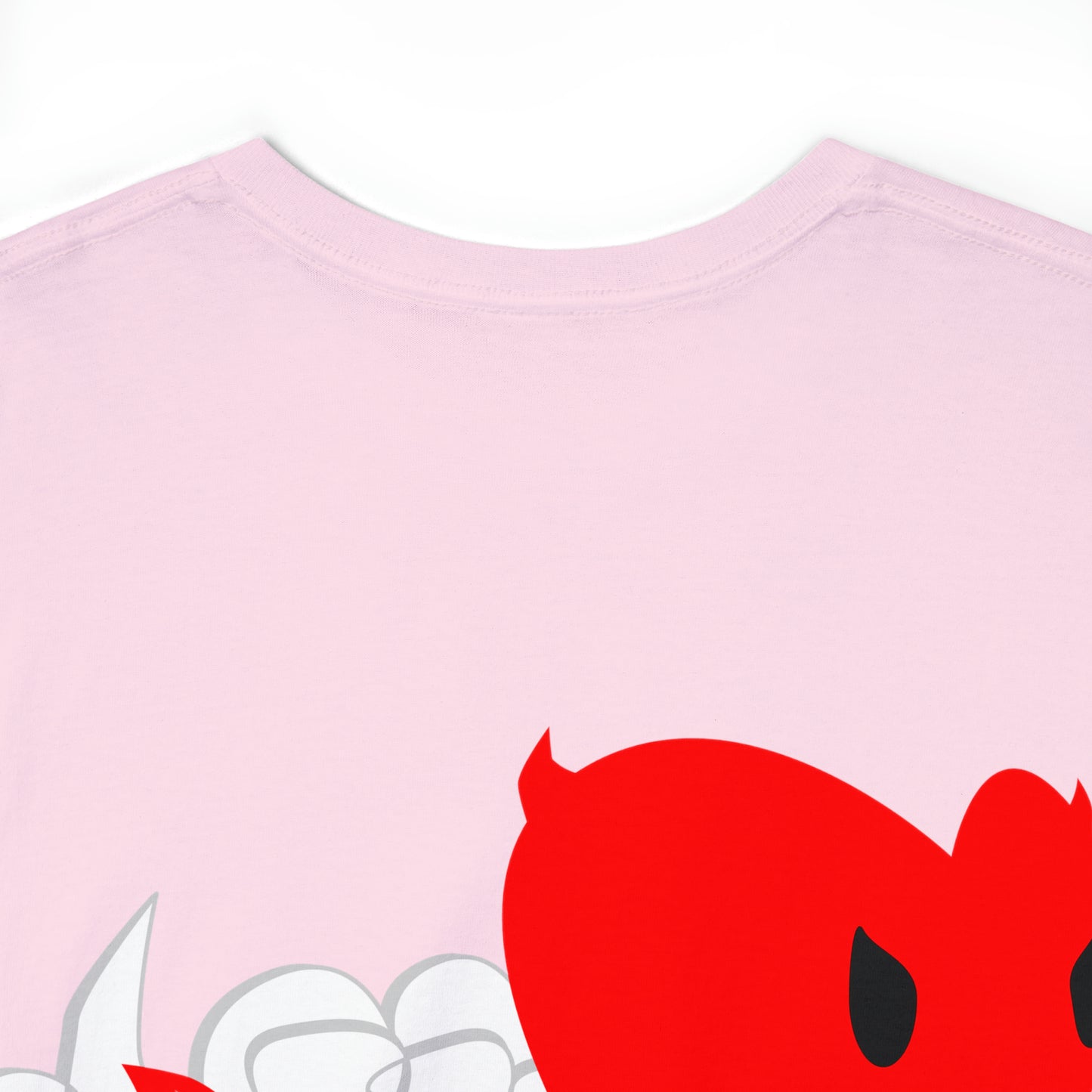 Racing Devilish Heart, also back side - Unisex Heavy Cotton Tee