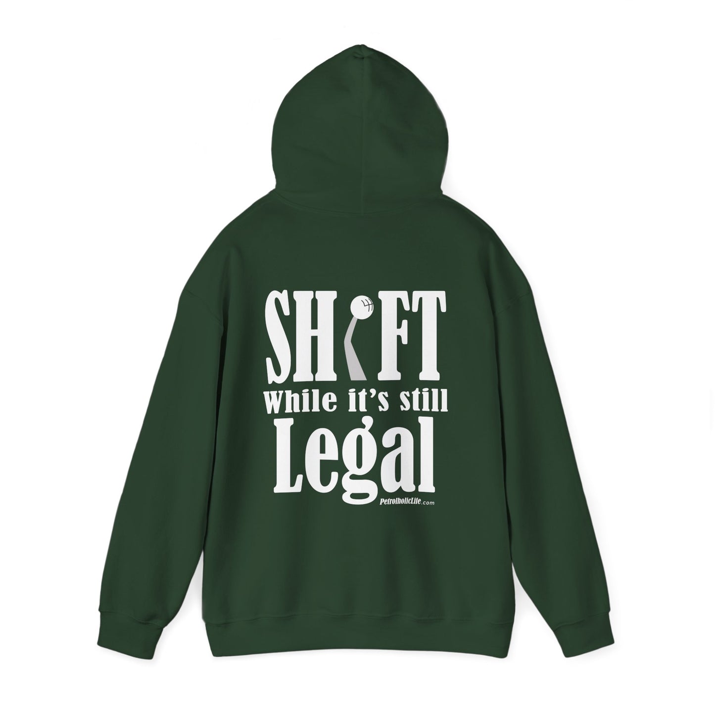 A Redline a Day Keeps Mechanic Away (Back Side) Unisex Heavy Blend™ Hooded Sweatshirt