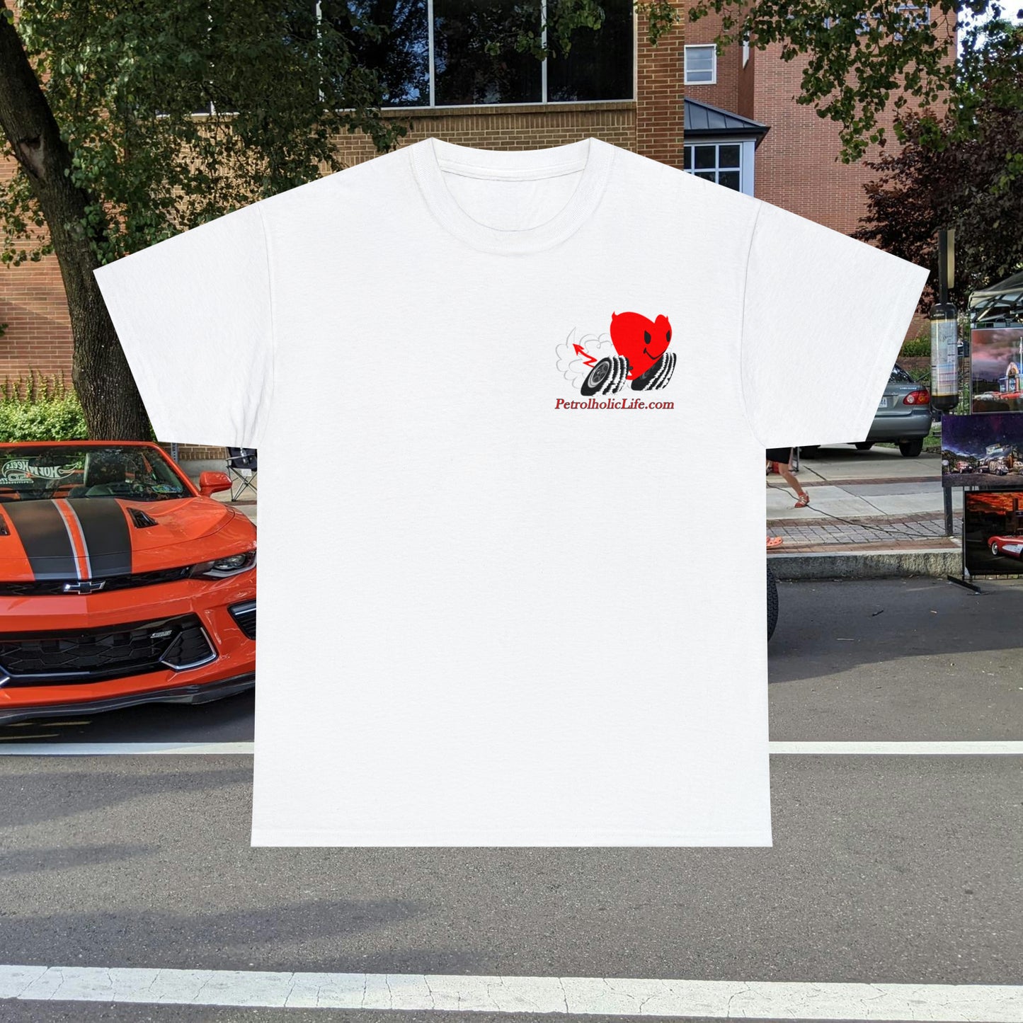 Loud & Fast on back side - Unisex Heavy Cotton Tee