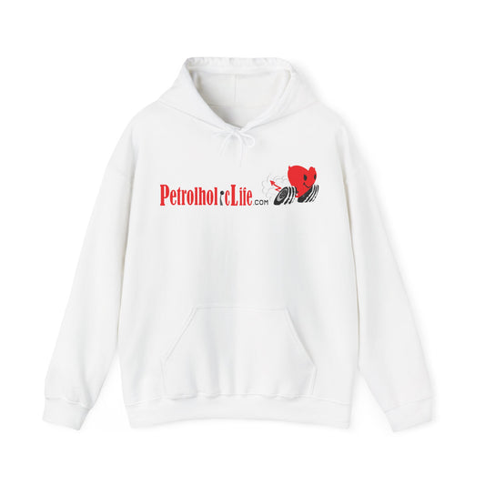 A Redline a Day Keeps Mechanic Away (Back Side) Unisex Heavy Blend™ Hooded Sweatshirt