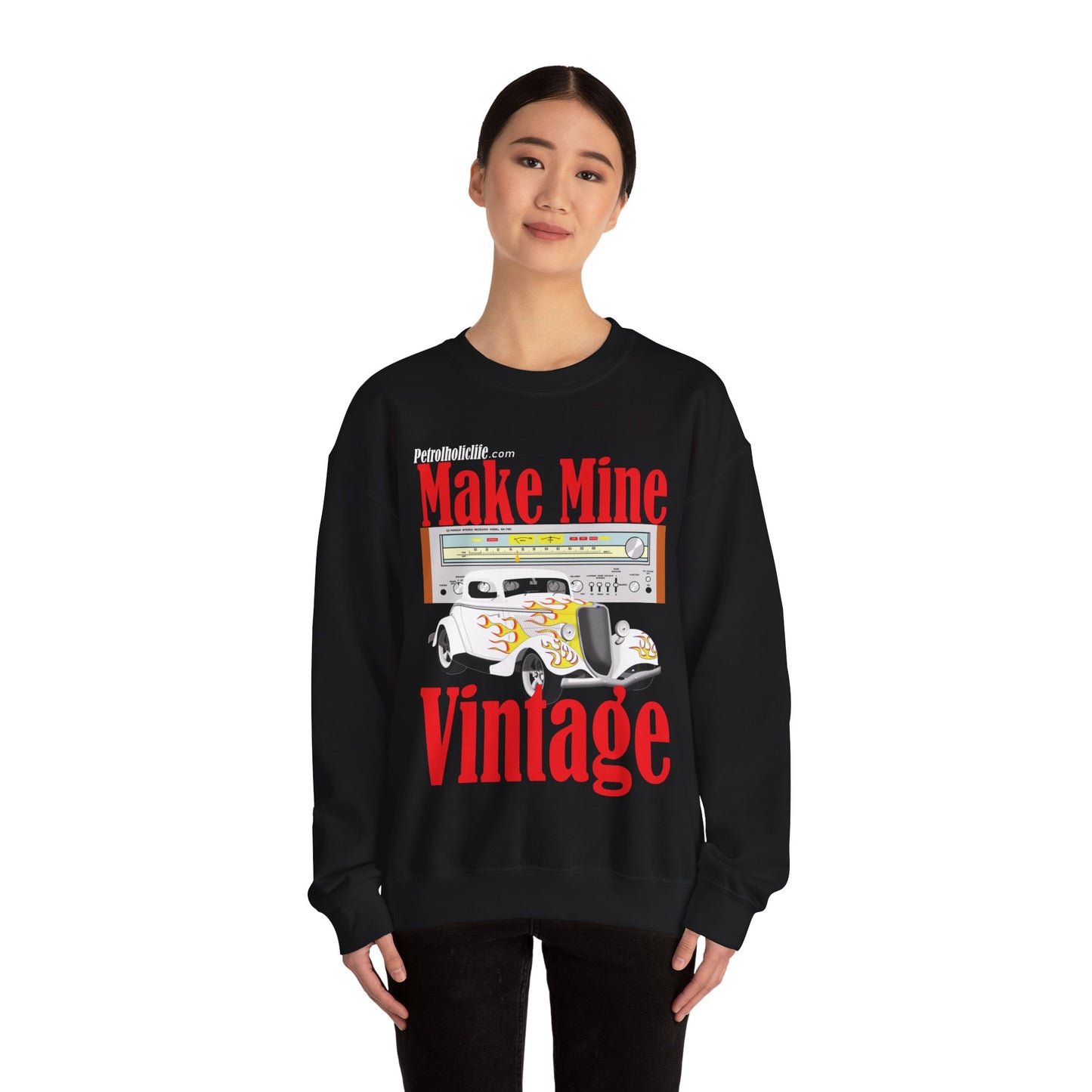 '33/34 Ford & Pioneer  Stereo Unisex Heavy Blend™ Crewneck Sweatshirt