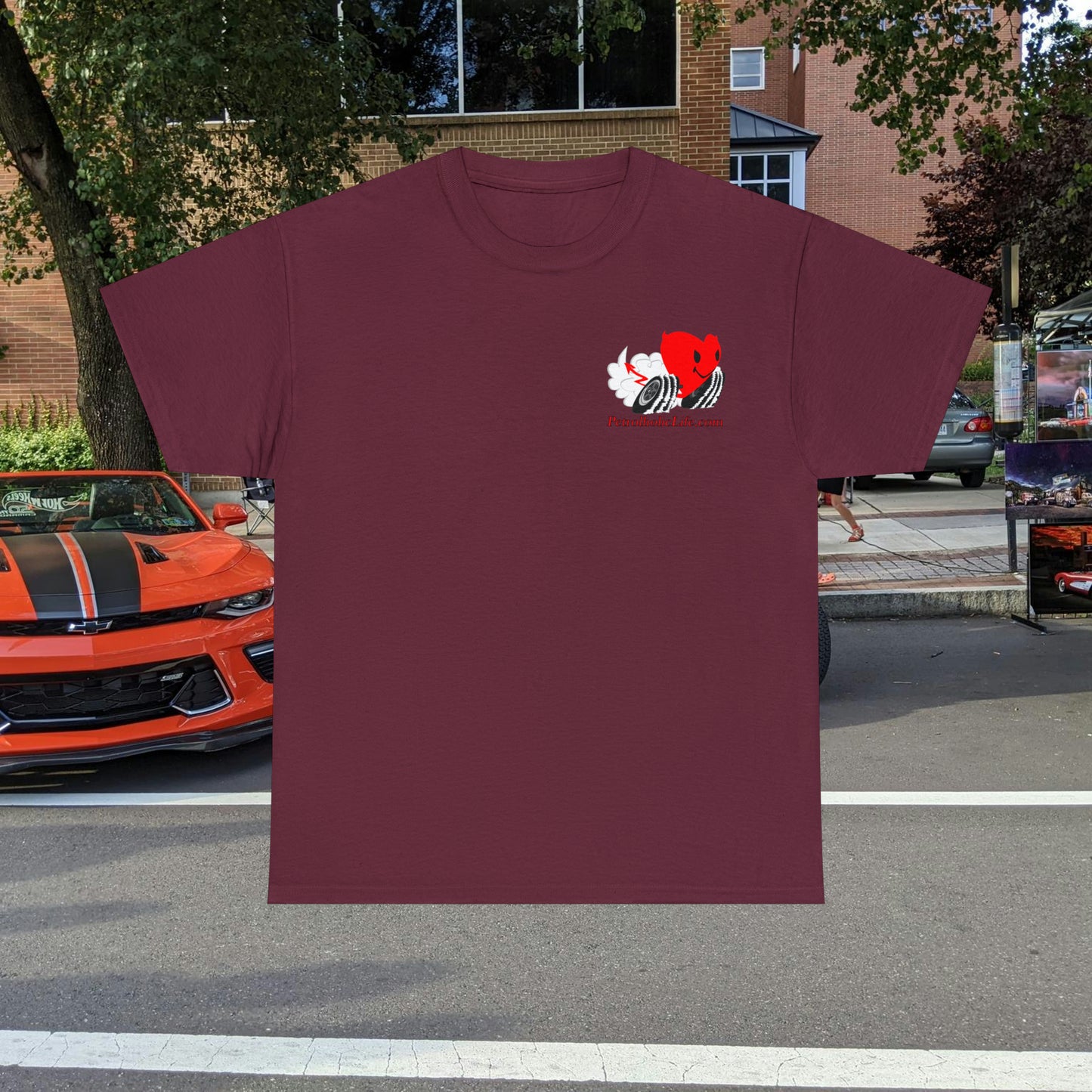 Loud & Fast on back side - Unisex Heavy Cotton Tee